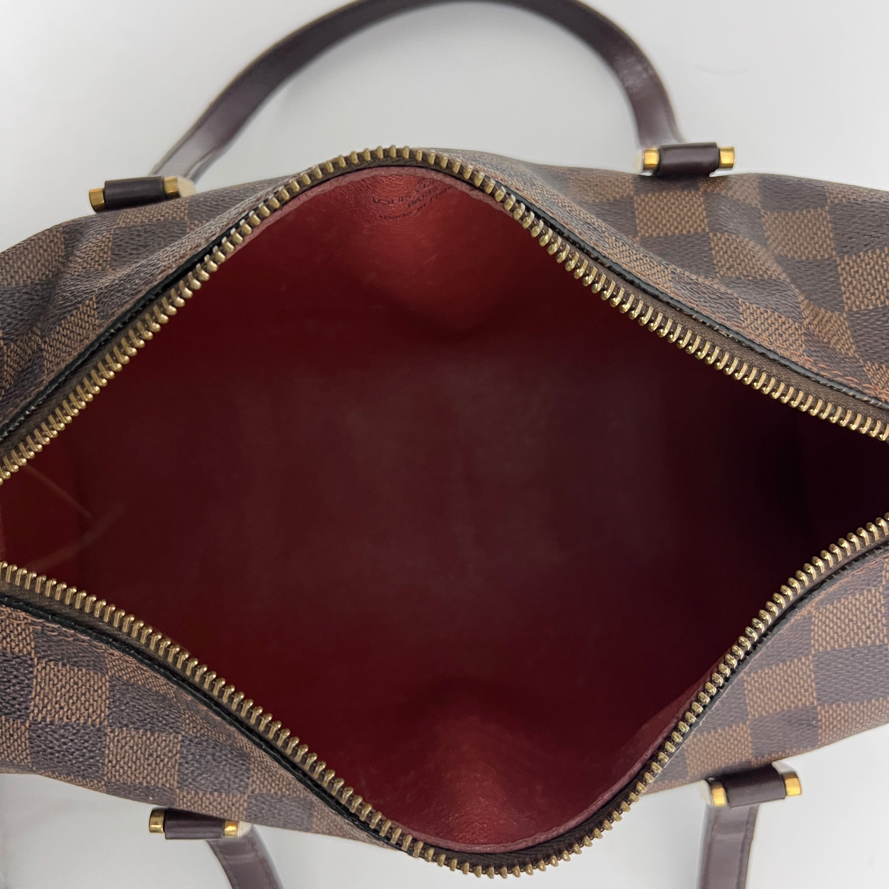 Sac LOUIS VUITTON Papillon toile et cuir marron