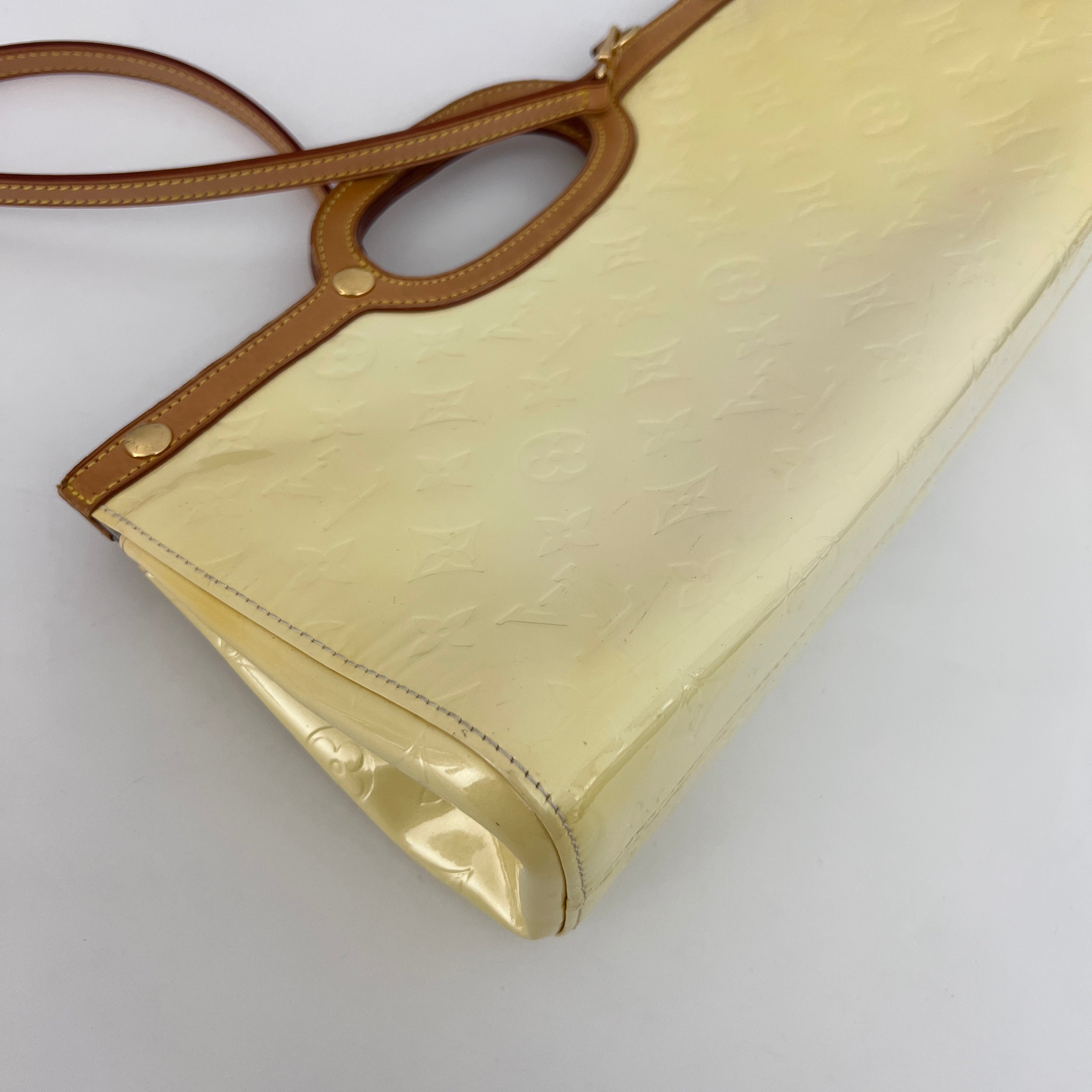 Sac LOUIS VUITTON Roxbury cuir verni perle