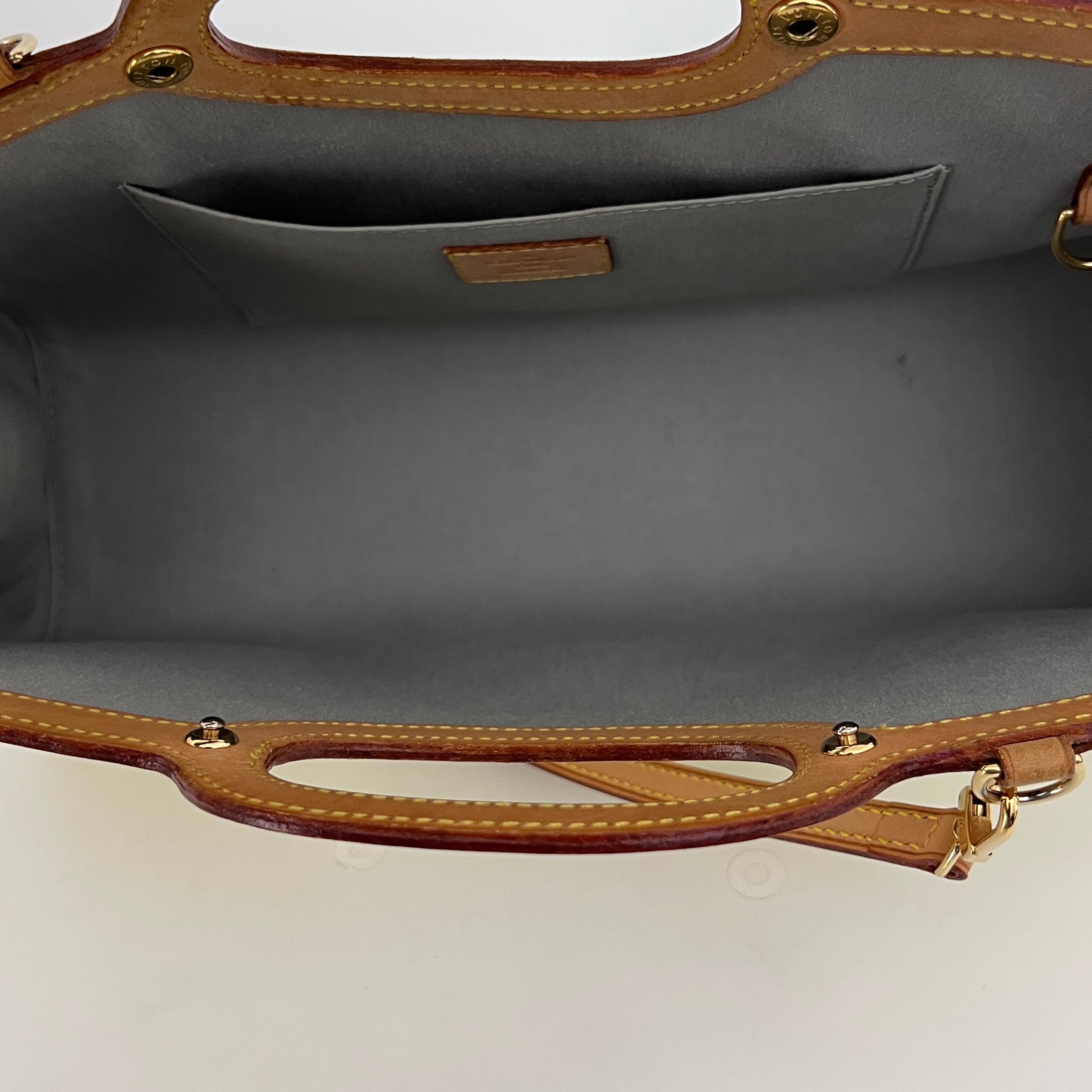 Sac LOUIS VUITTON Roxbury cuir verni perle