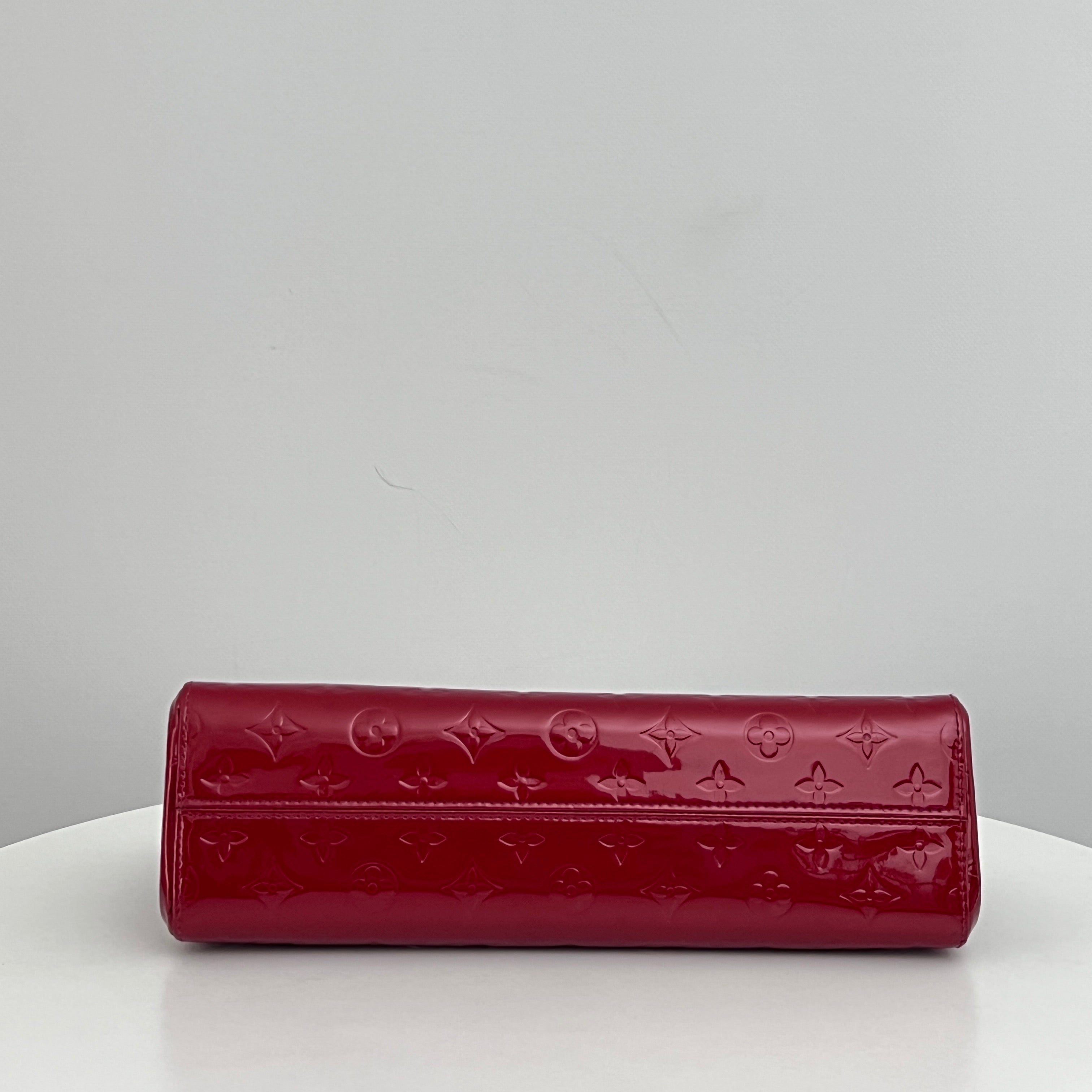 Sac LOUIS VUITTON Roxbury cuir verni rouge