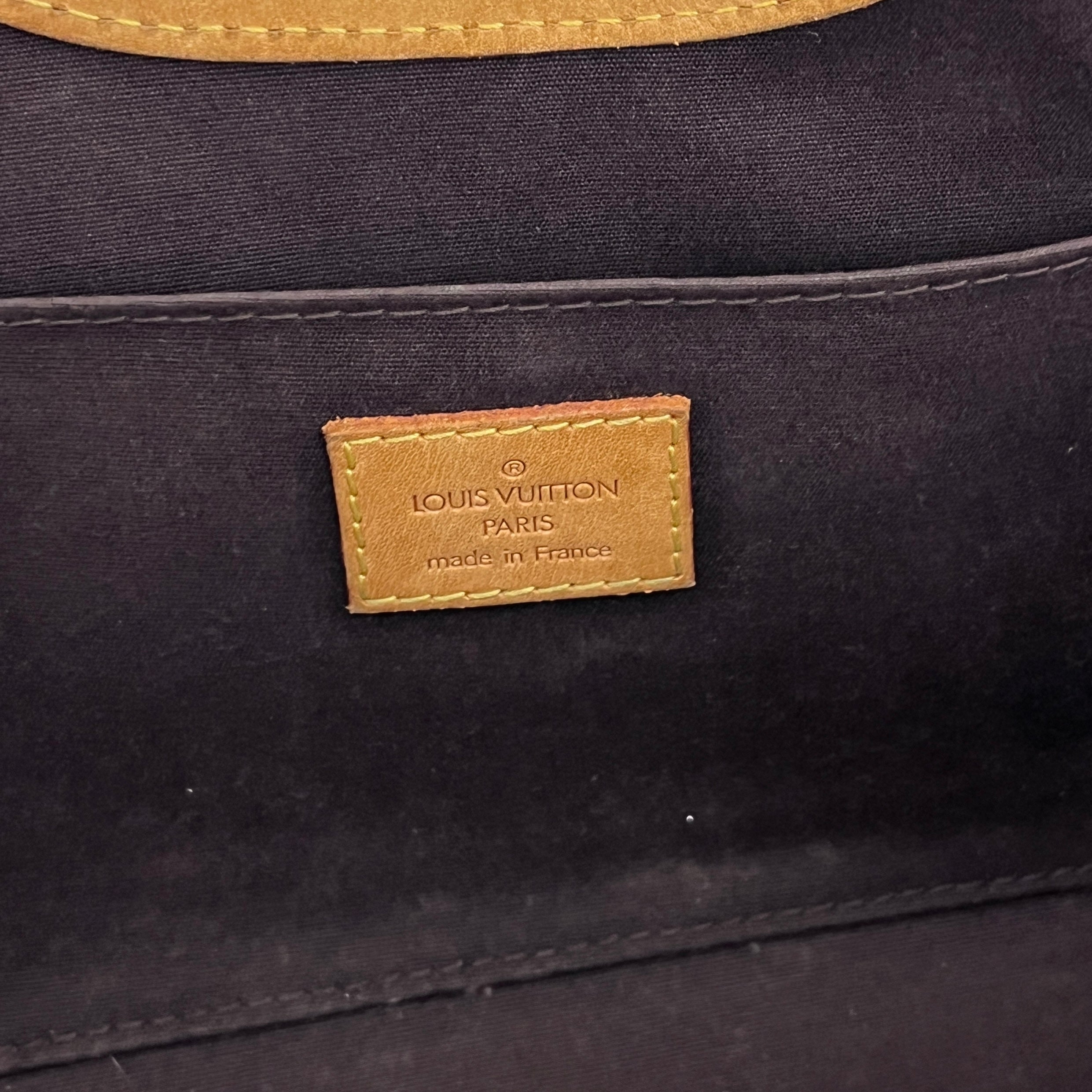 Sac LOUIS VUITTON Roxbury cuir verni violet