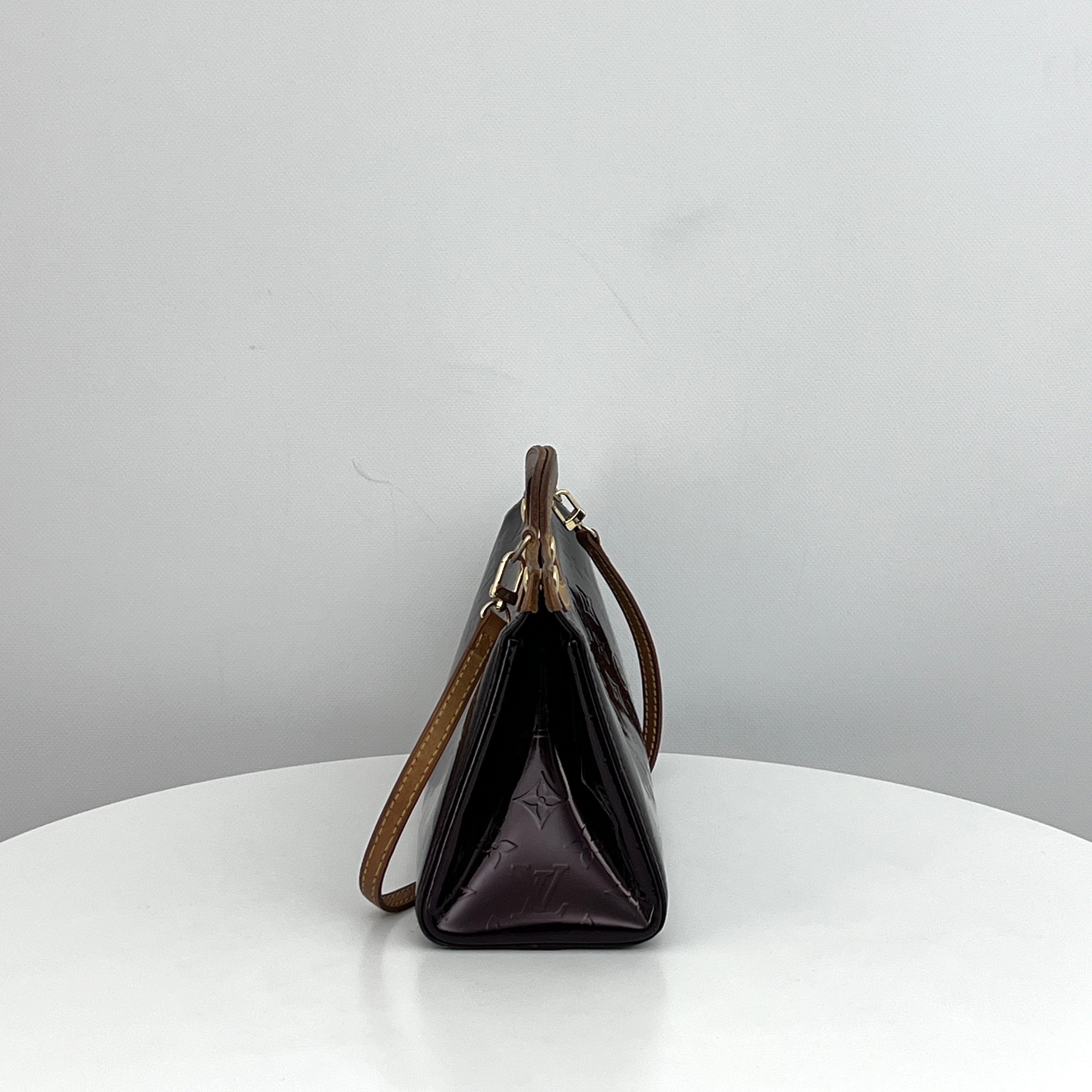 Sac LOUIS VUITTON Roxbury cuir verni violet