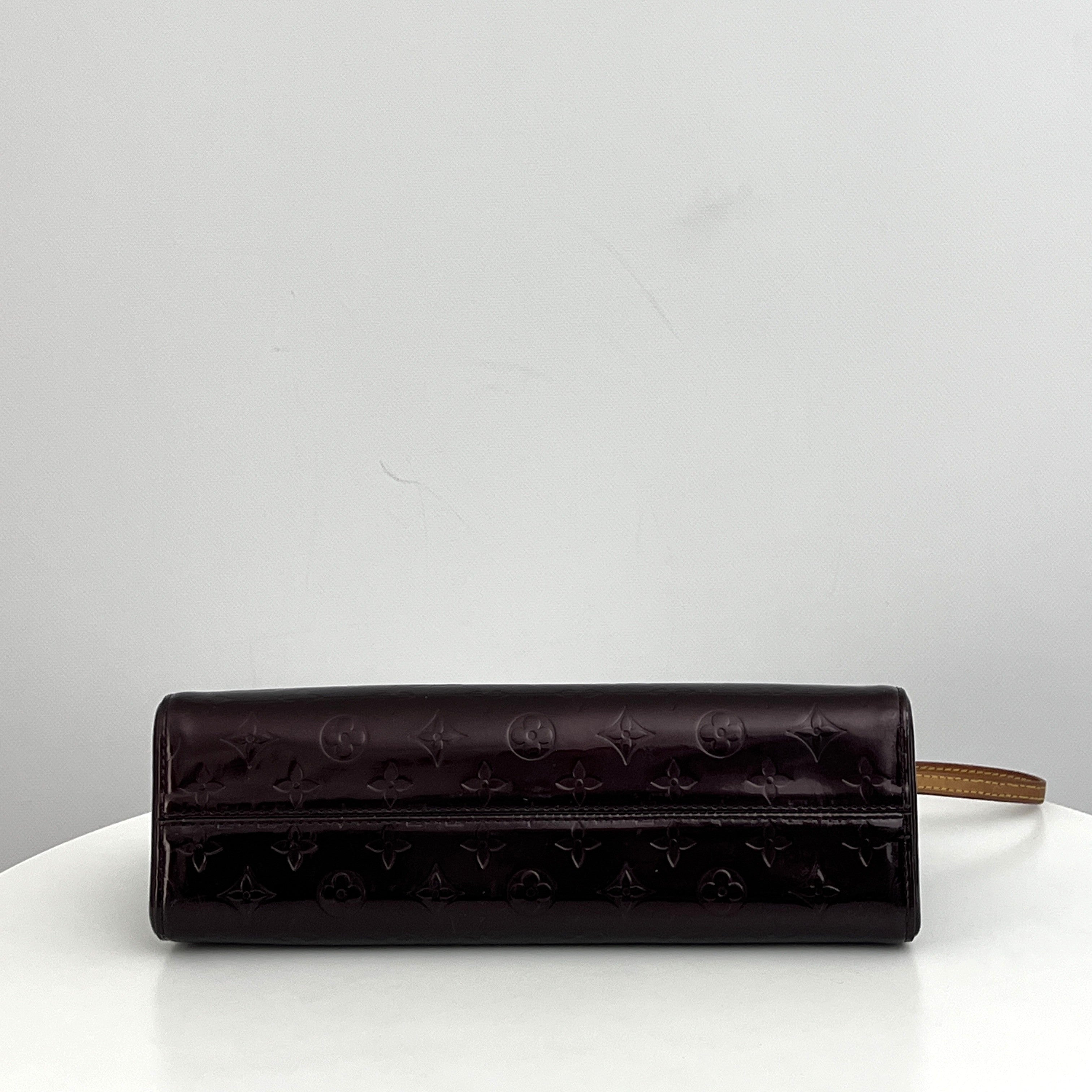 Sac LOUIS VUITTON Roxbury cuir verni violet