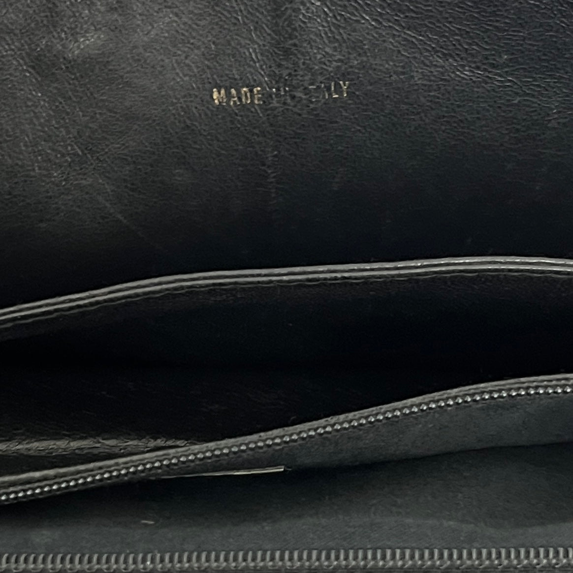 CHANEL Top Handle handbag in black caviar leather