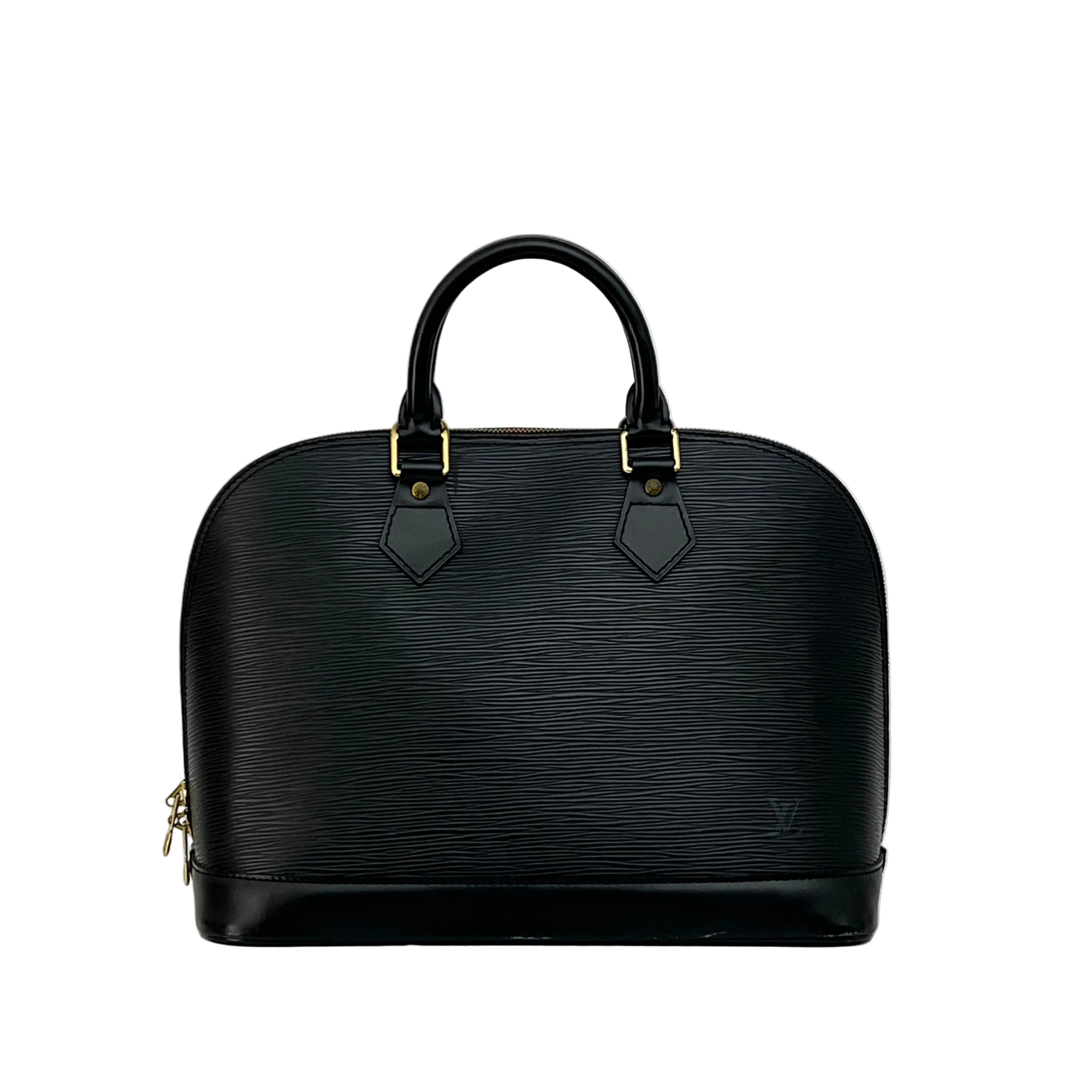 Sac à main LOUIS VUITTON Alma PM cuir épi noir