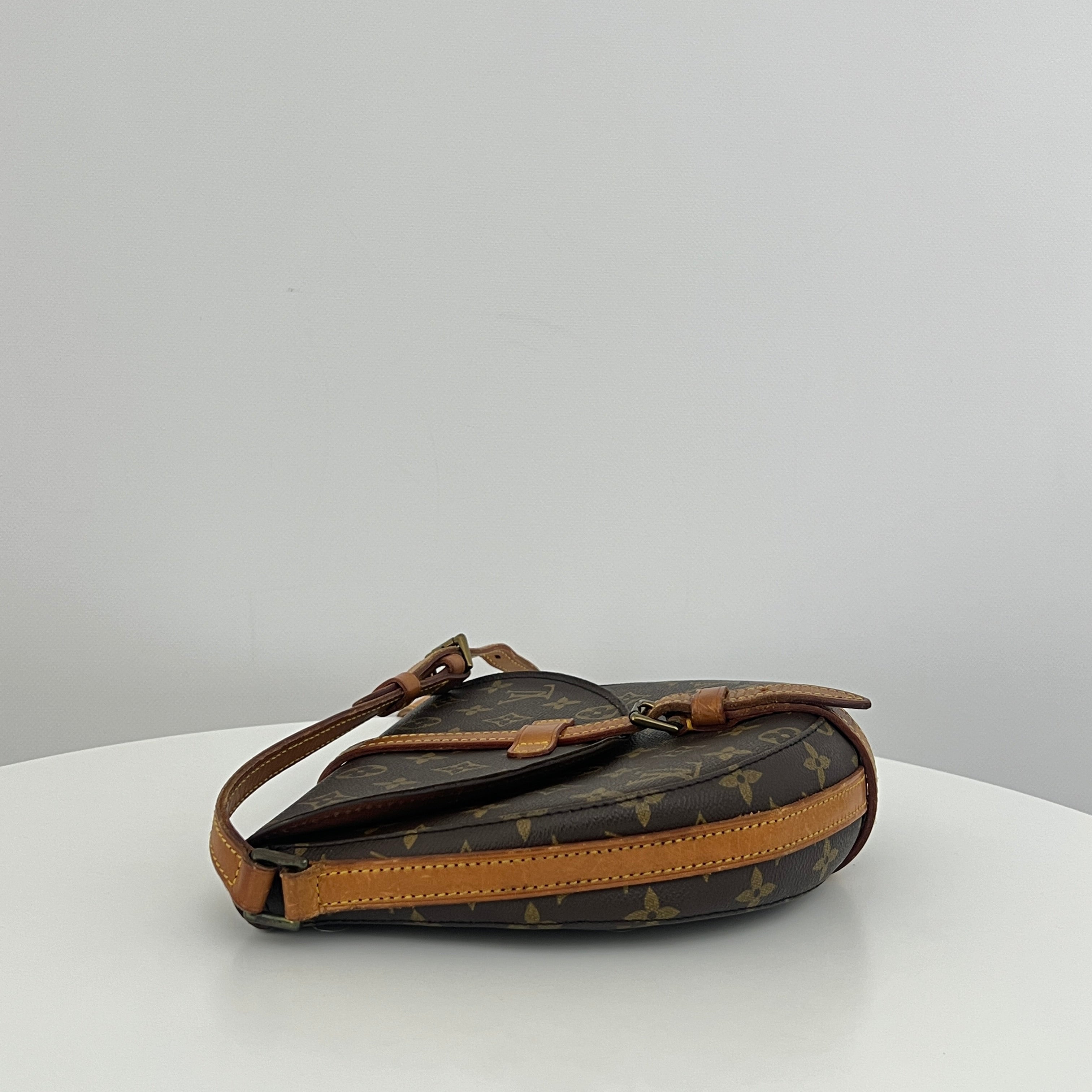 Sac à main LOUIS VUITTON Chantilly MM toile et cuir marron