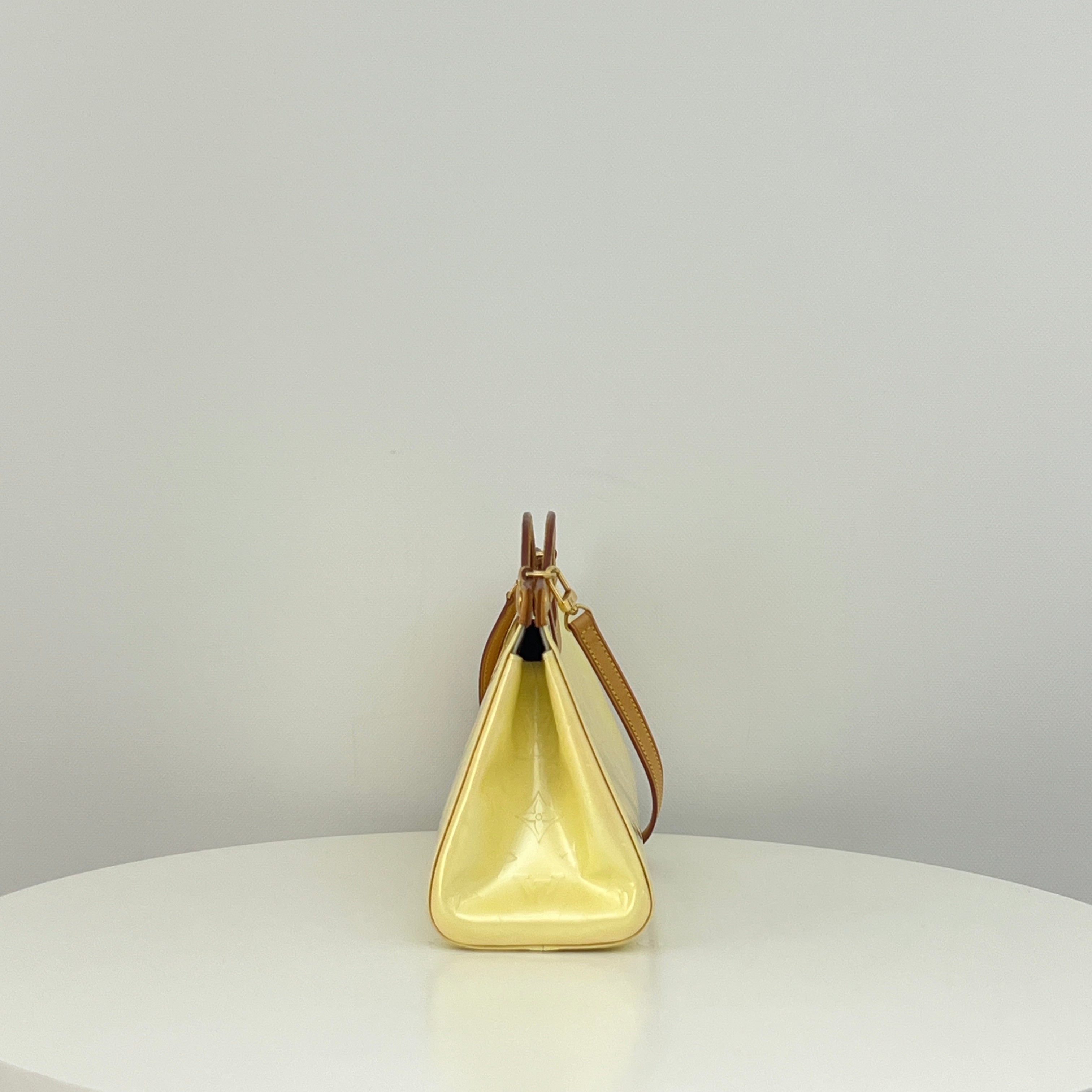 Sac à main LOUIS VUITTON Roxbury cuir verni perle