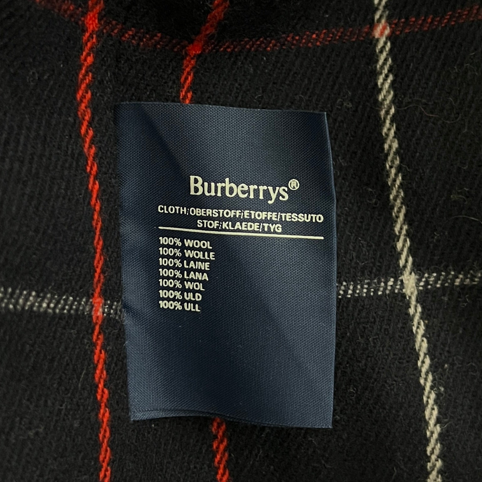 Trench BURBERRY L coton rouge