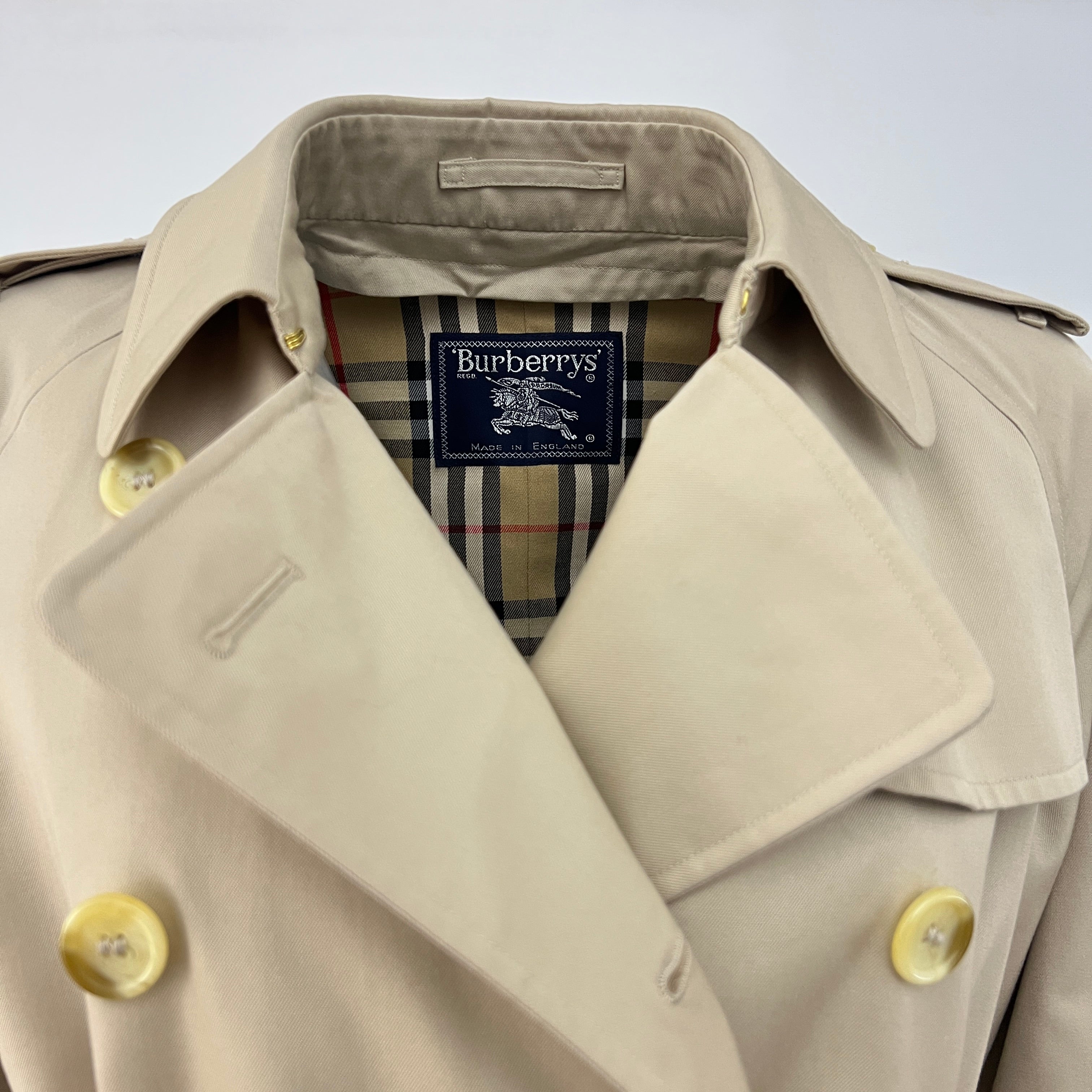 Trench BURBERRY M coton beige
