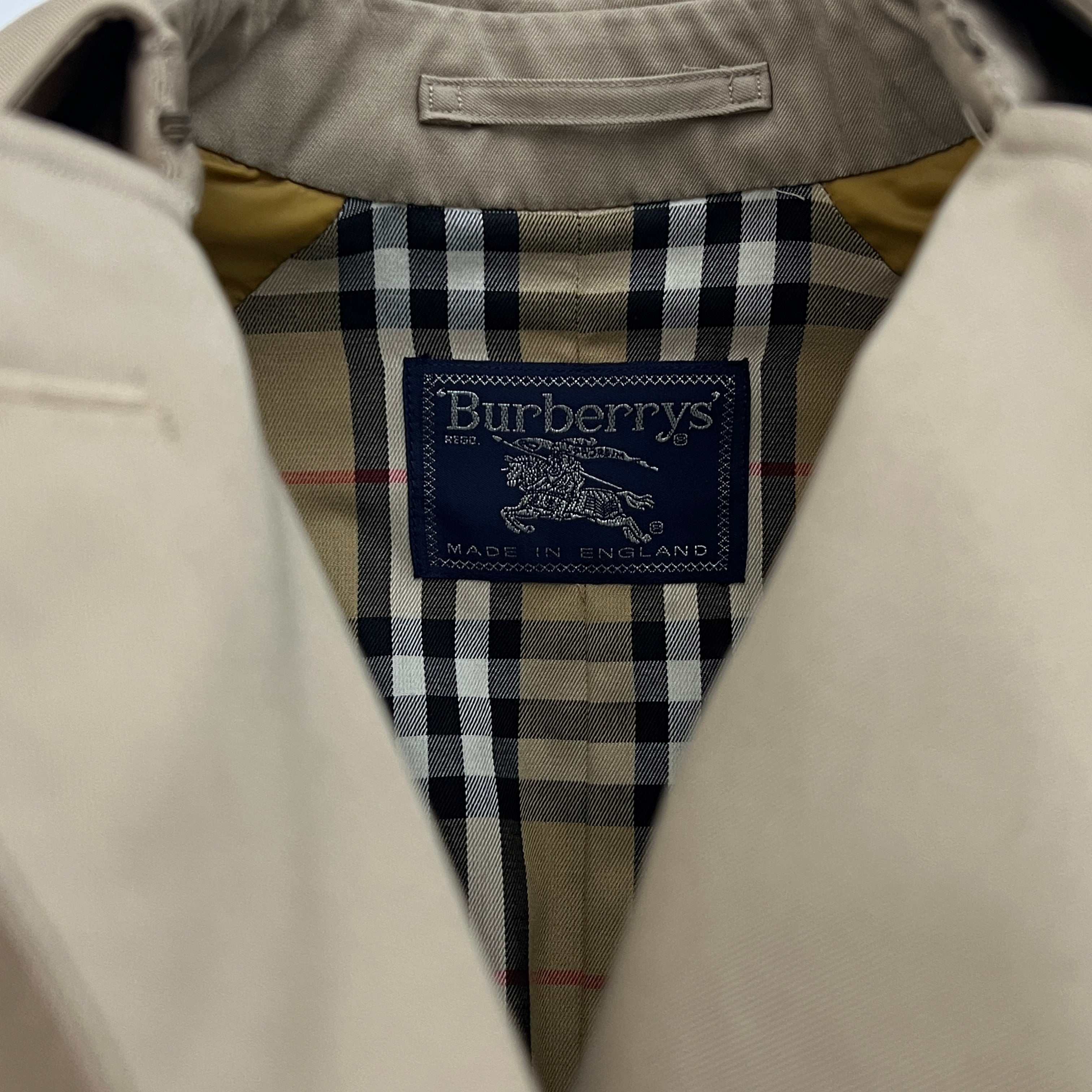 Trench BURBERRY L coton beige