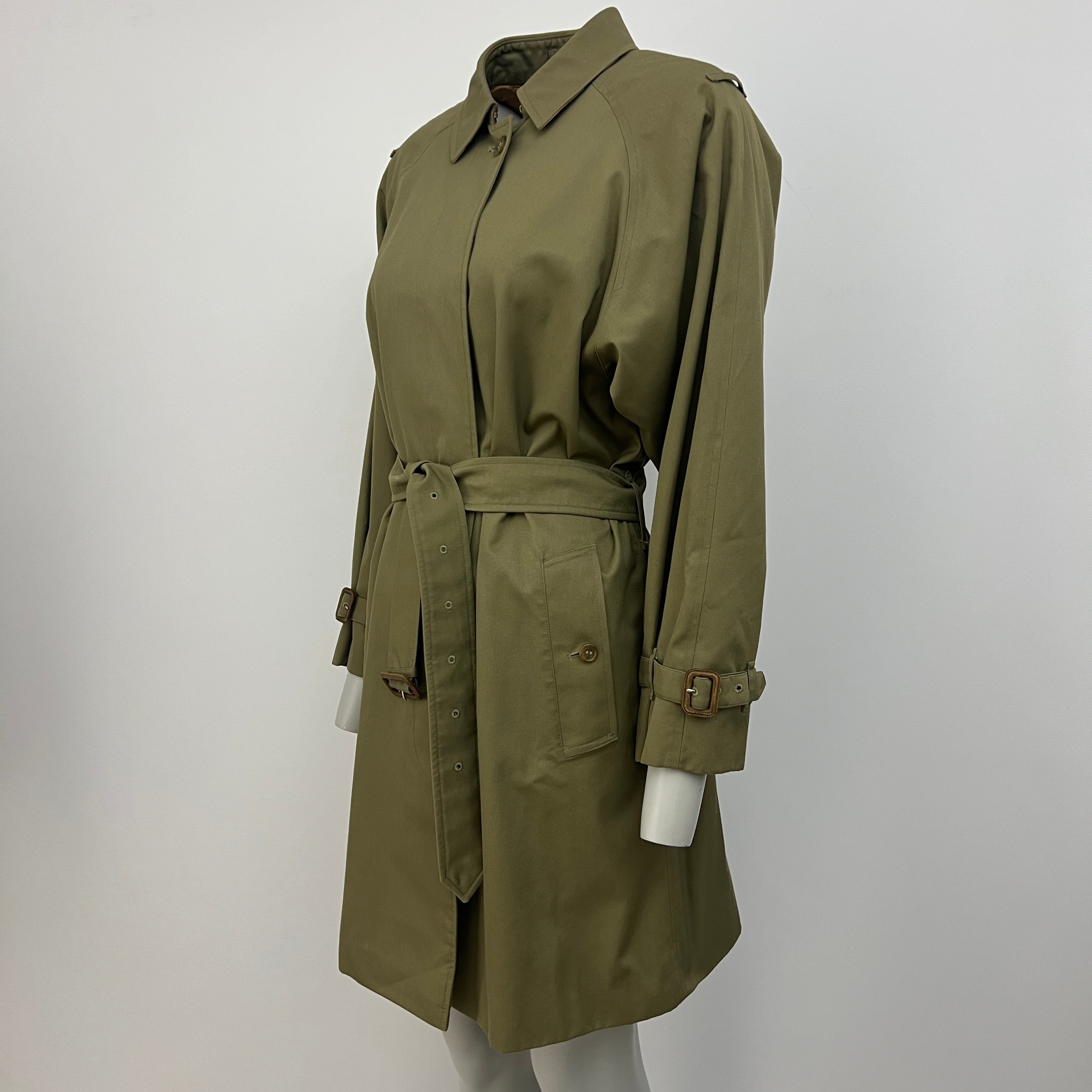 Trench BURBERRY M coton kaki