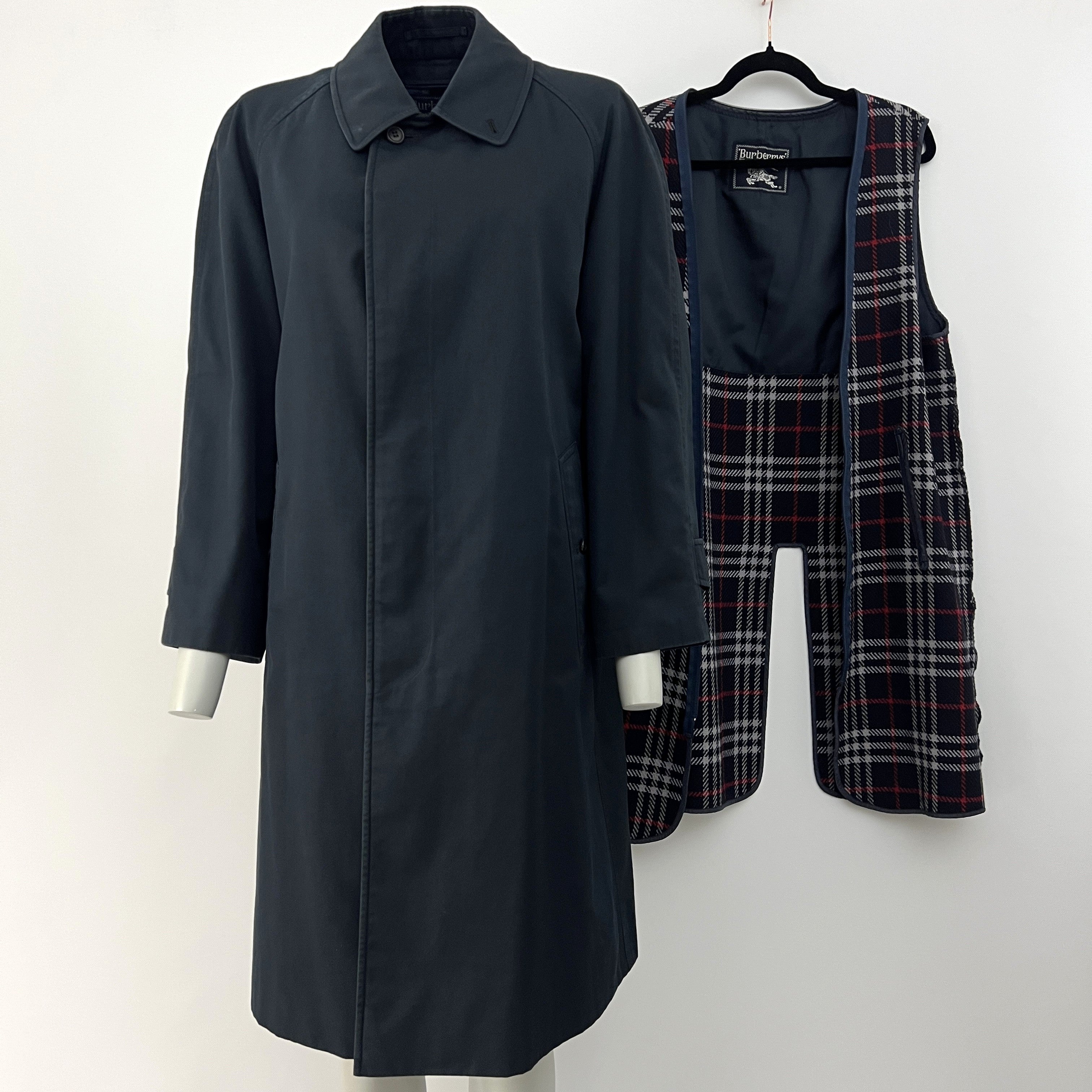 Trench BURBERRY M coton marine