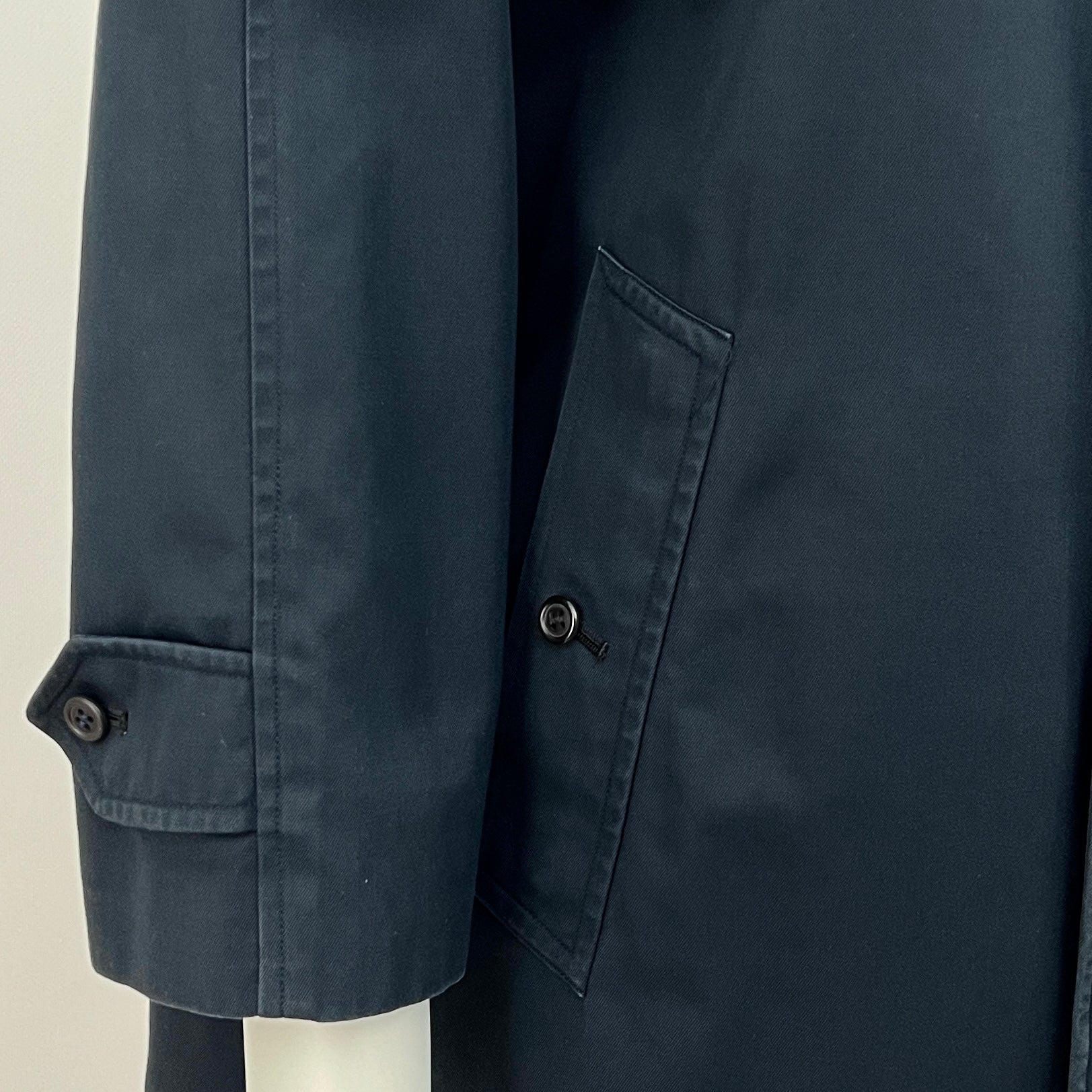 Trench BURBERRY M coton marine