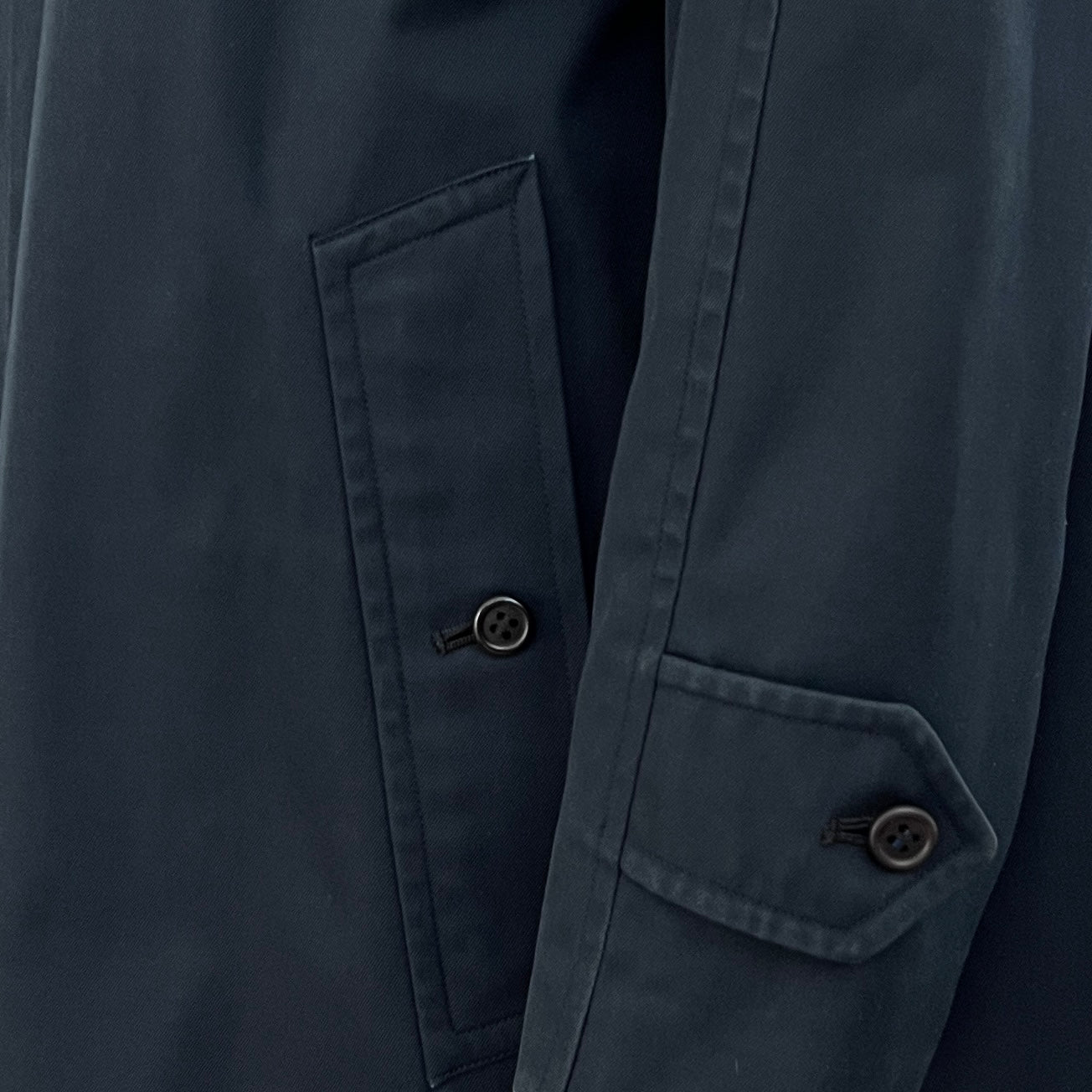 Trench BURBERRY M coton marine