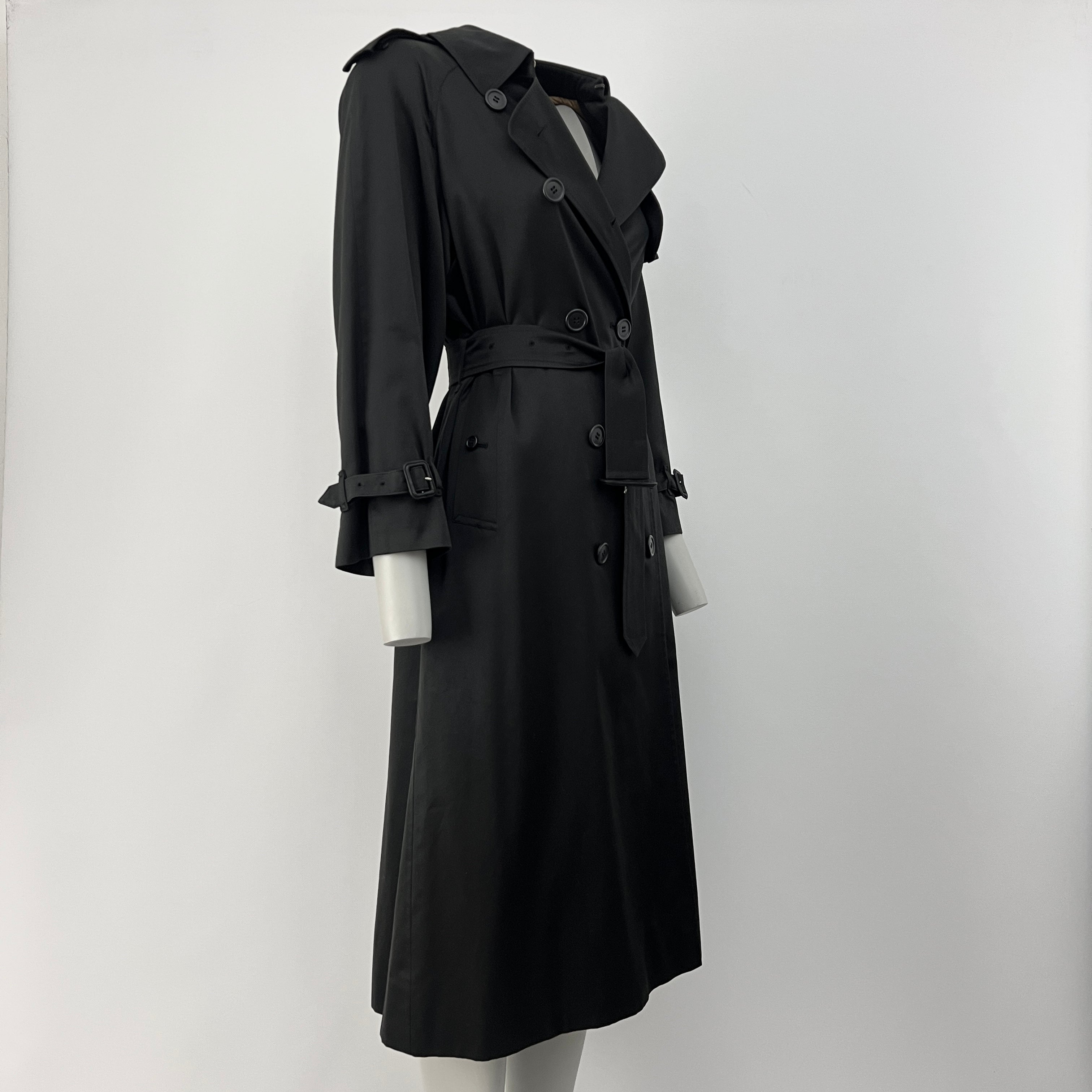 Trench BURBERRY M coton noir