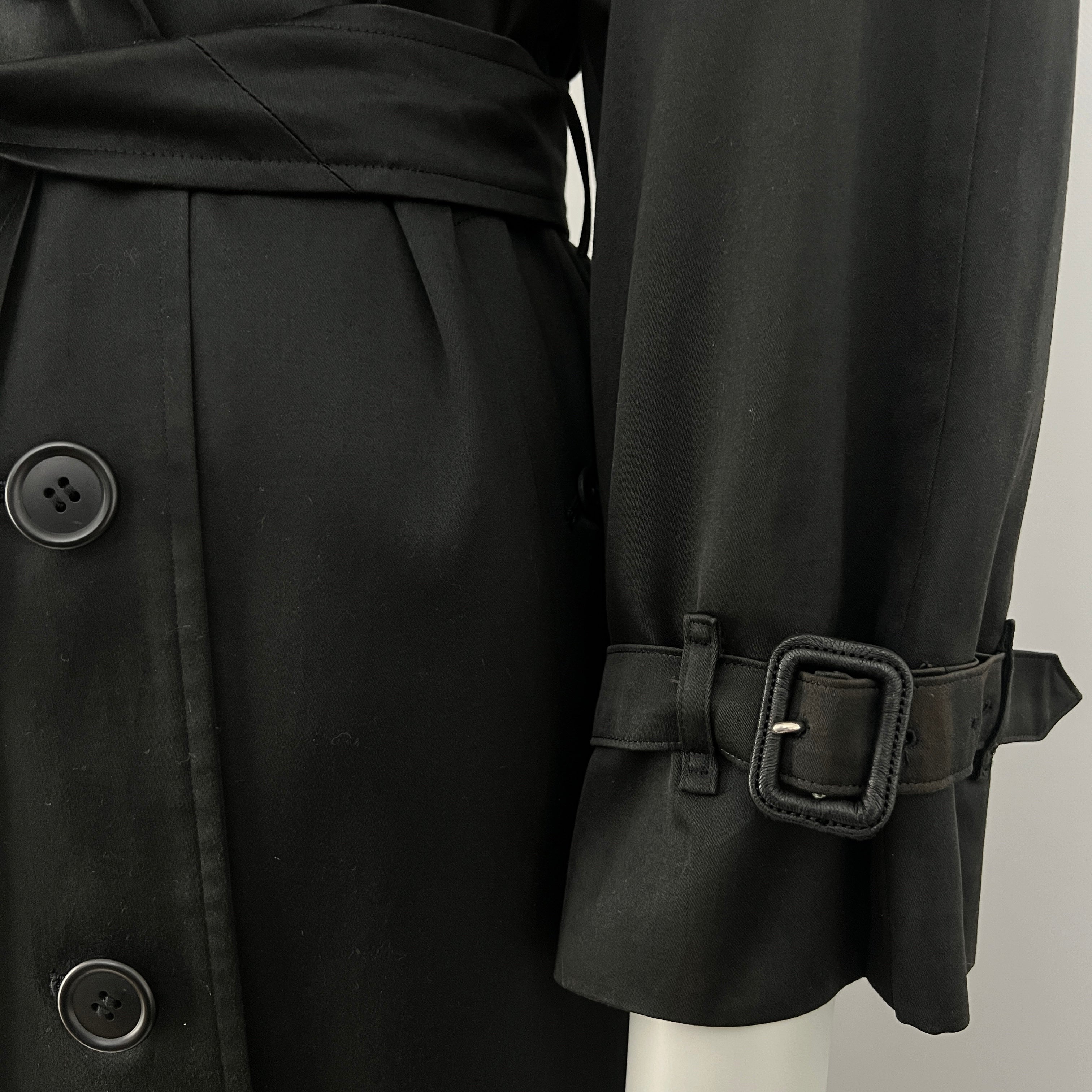 Trench BURBERRY M coton noir