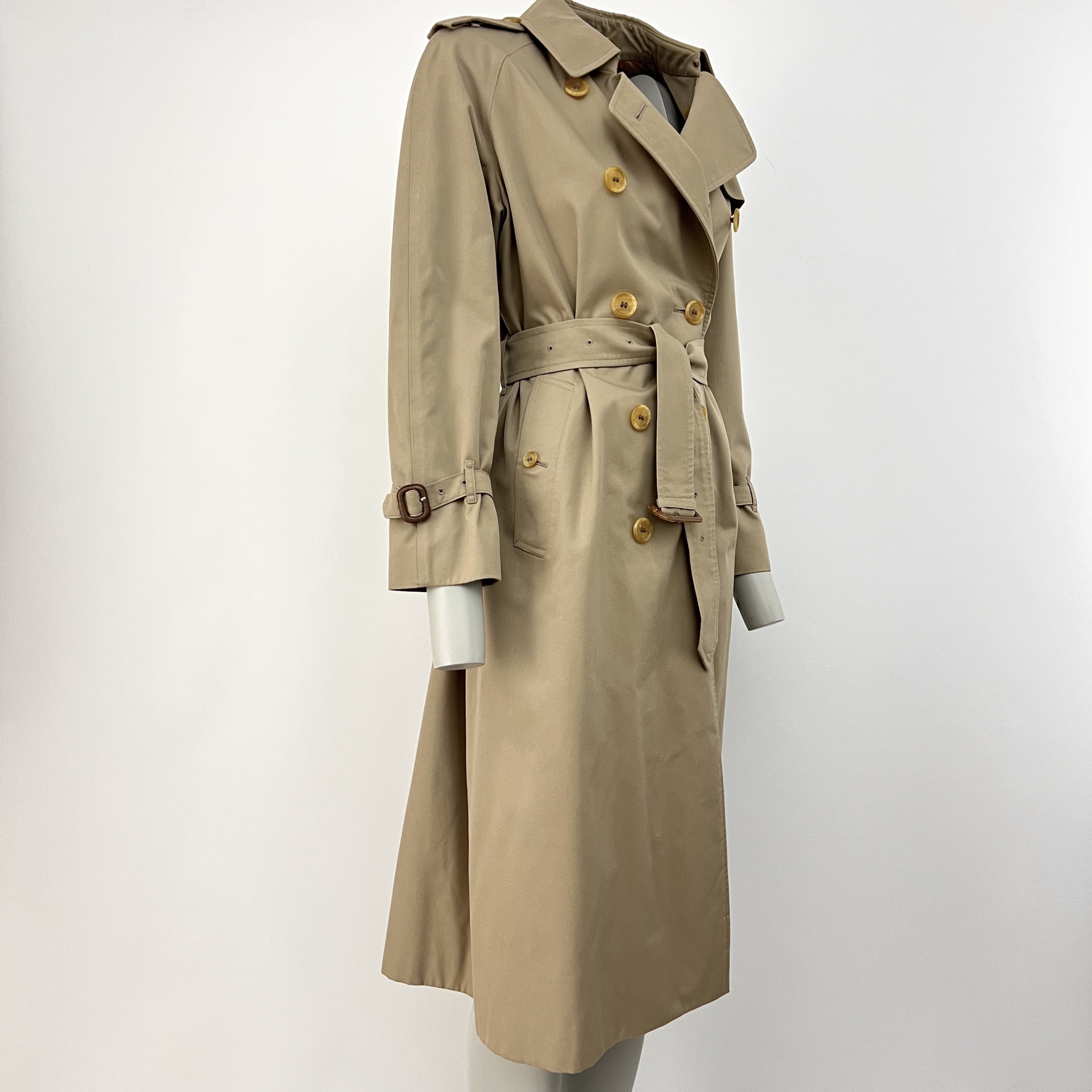 Trench BURBERRY S coton beige