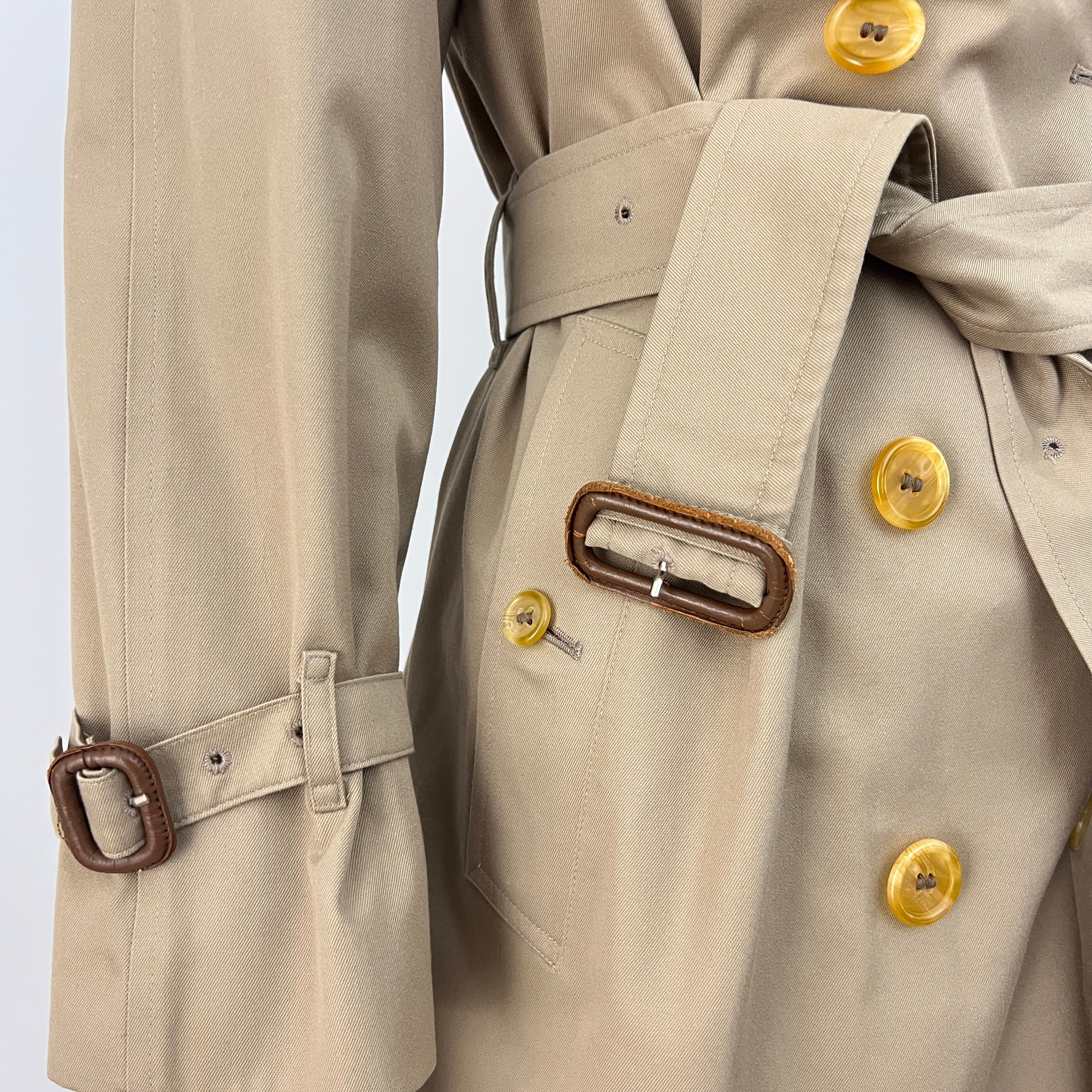 Trench BURBERRY S coton beige