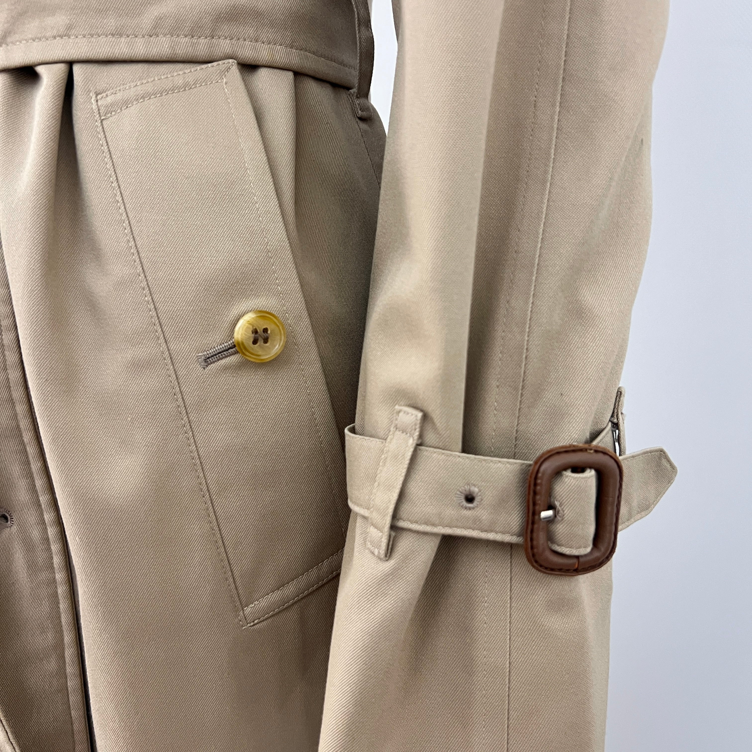 Trench BURBERRY S coton beige