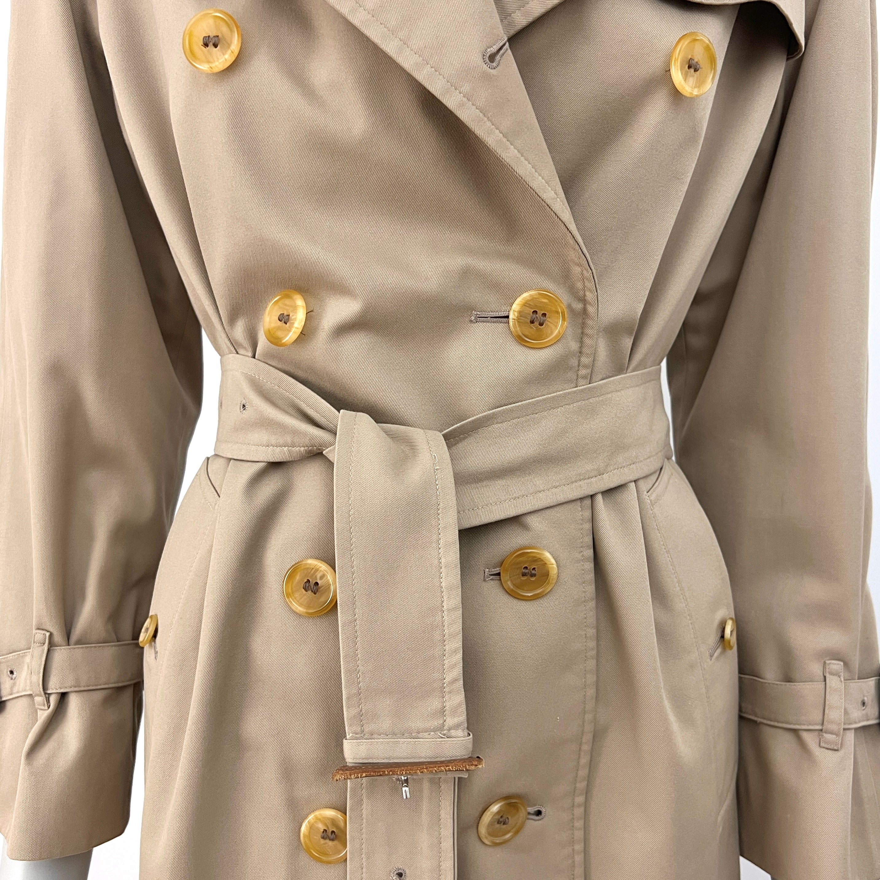 Trench BURBERRY S coton beige
