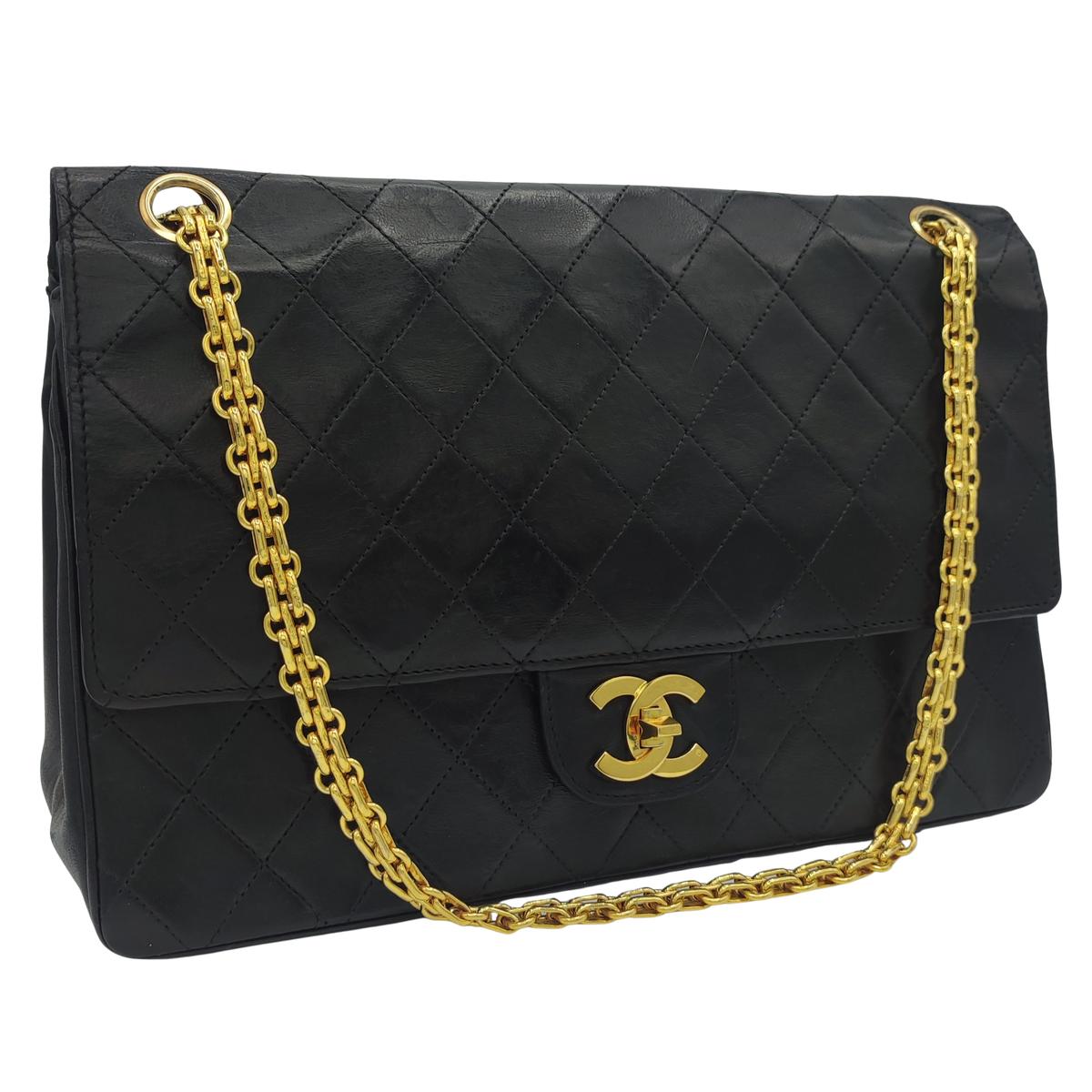 CHANEL Timeless 26 leather handbag Black