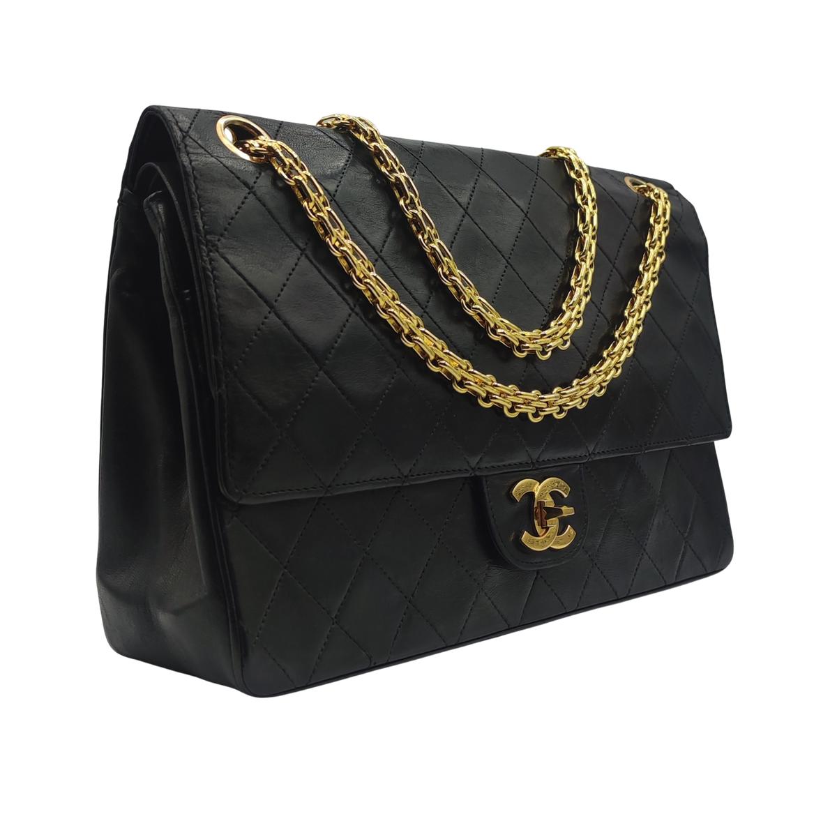 CHANEL Timeless 26 leather handbag Black