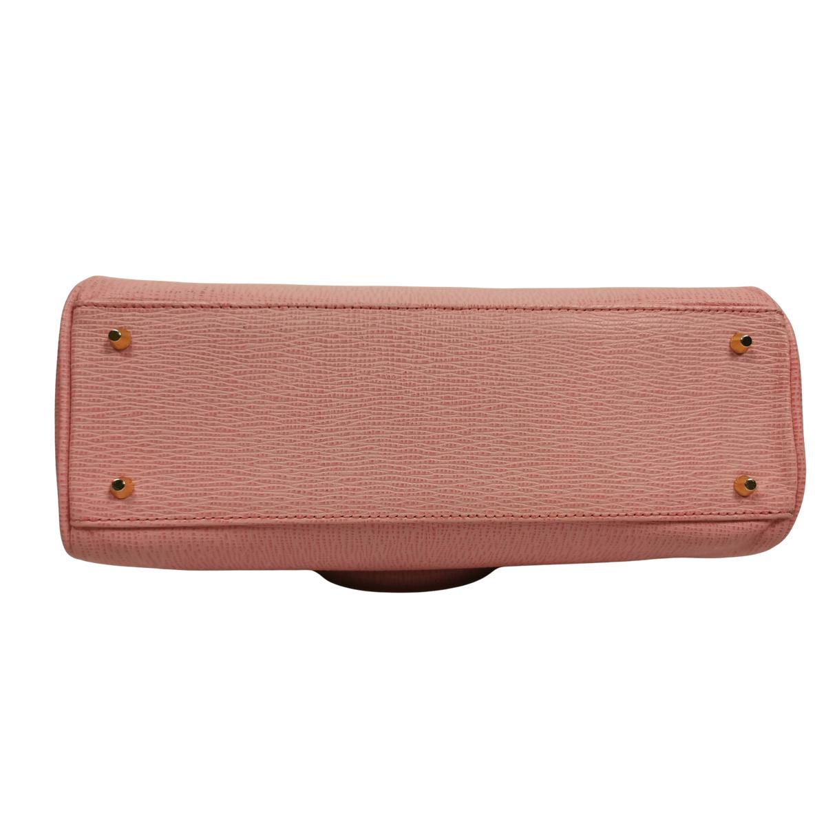 COURREGES leather shoulder bag Pink