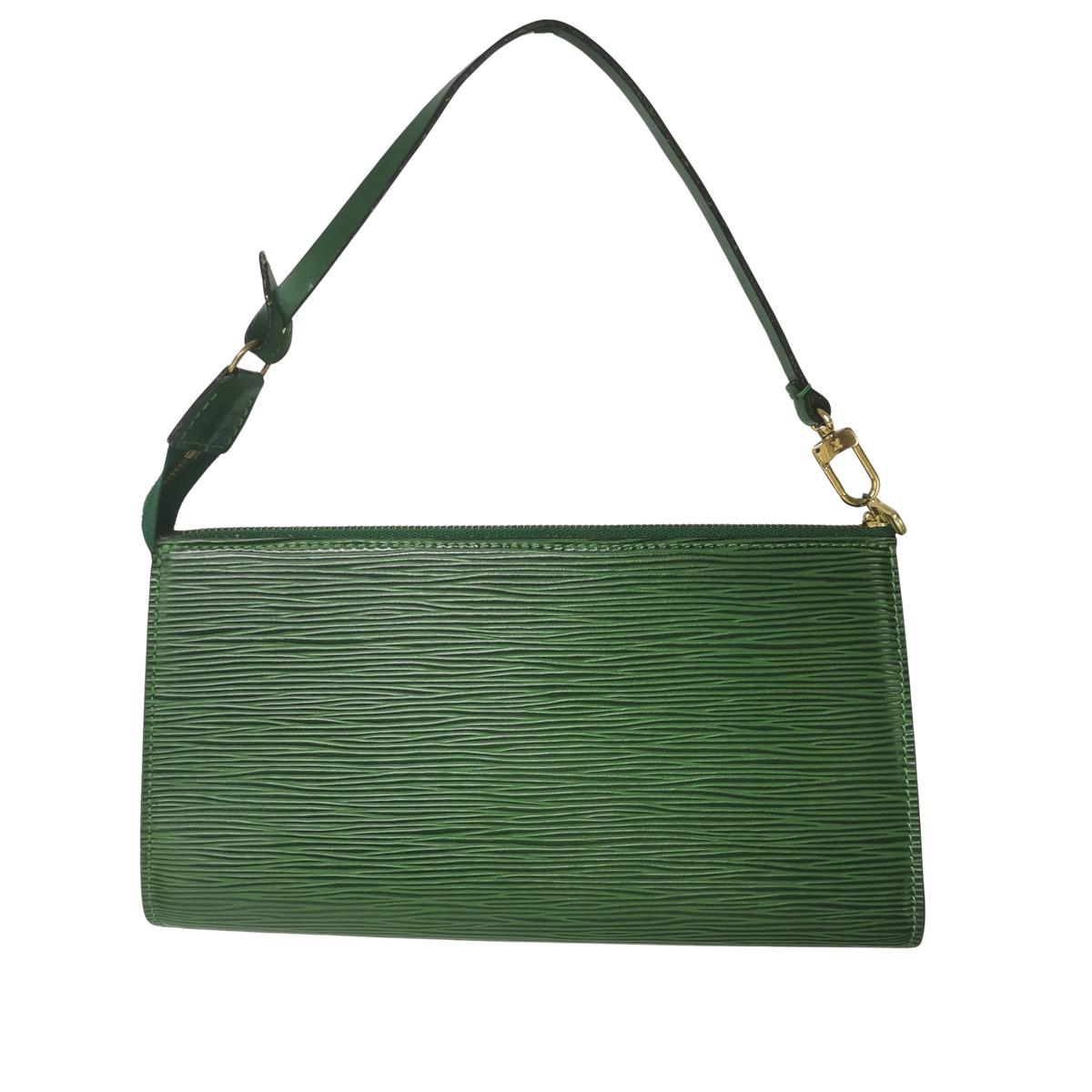 LOUIS VUITTON Accessory leather handbag Green