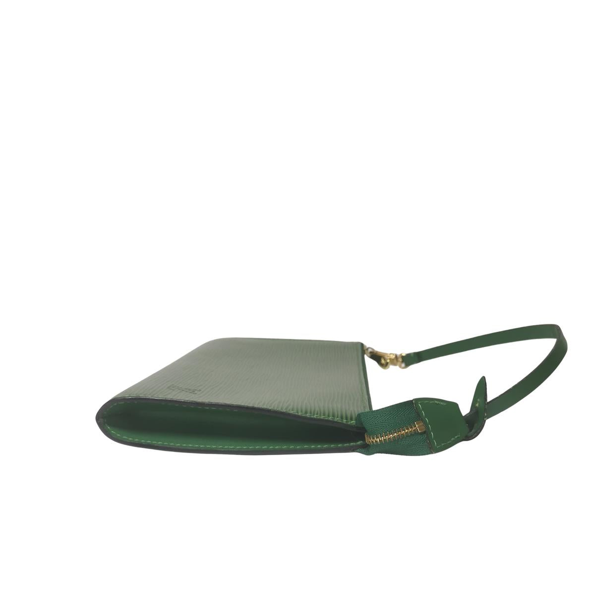 LOUIS VUITTON Accessory leather handbag Green