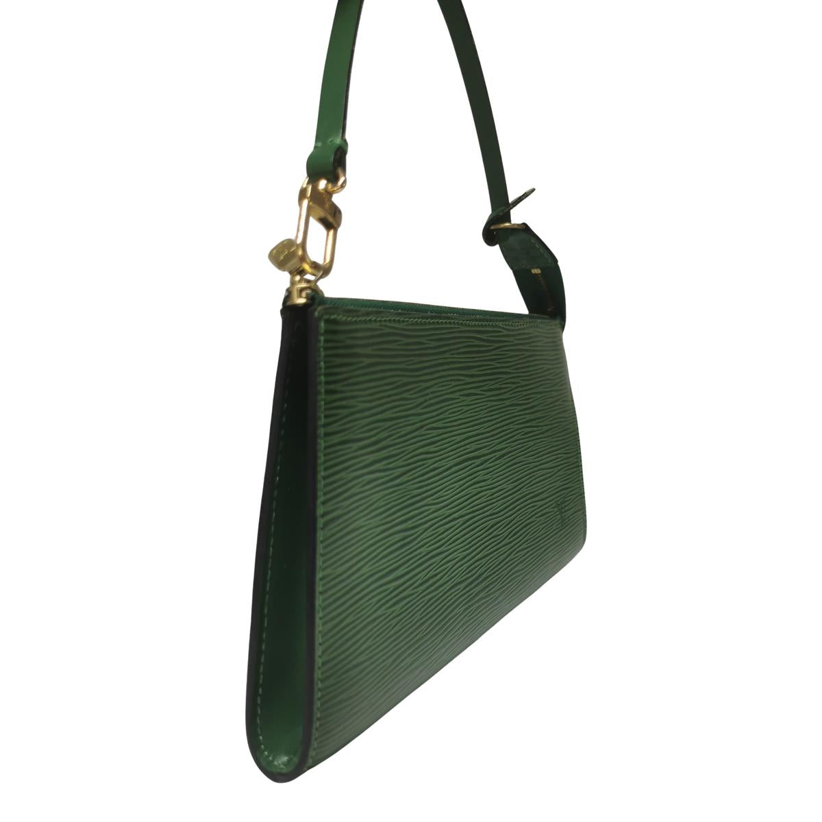 LOUIS VUITTON Accessory leather handbag Green