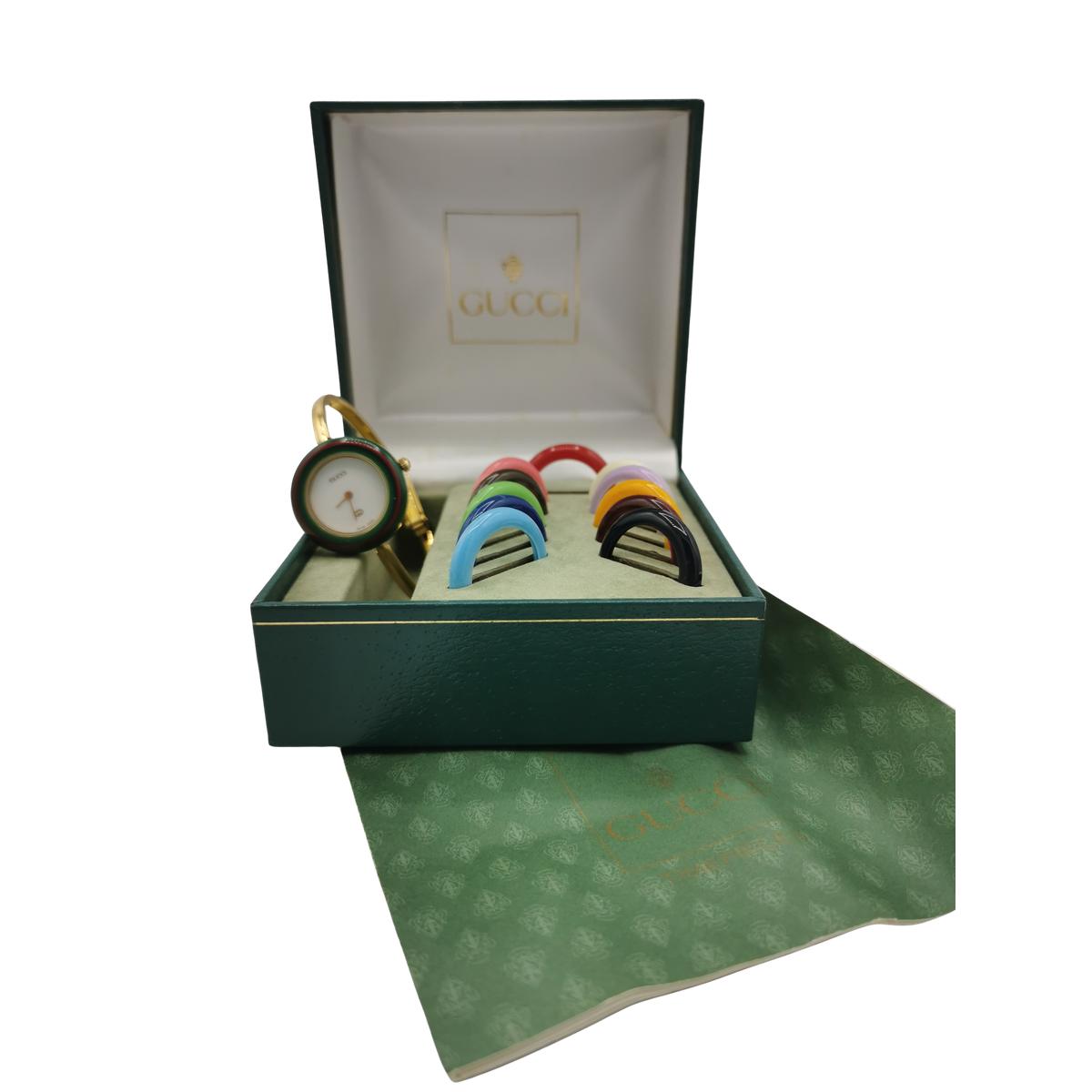 GUCCI Bezel 11/12 Gold Watch