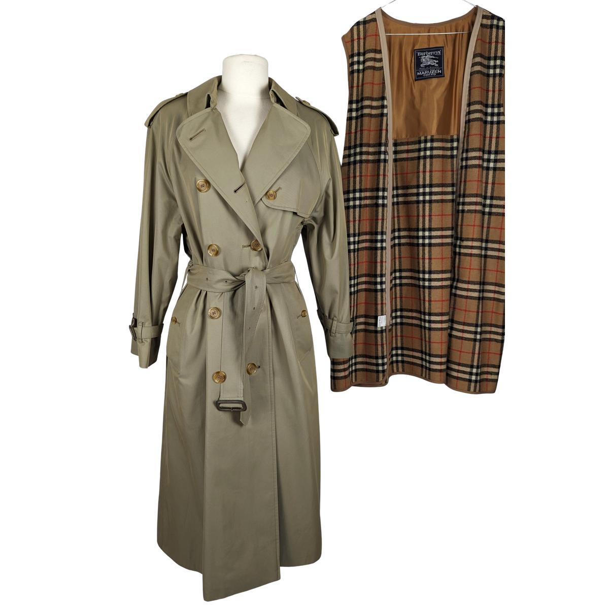 Trench Coat BURBERRY S - 36 - T.1 Waterloo Cotton