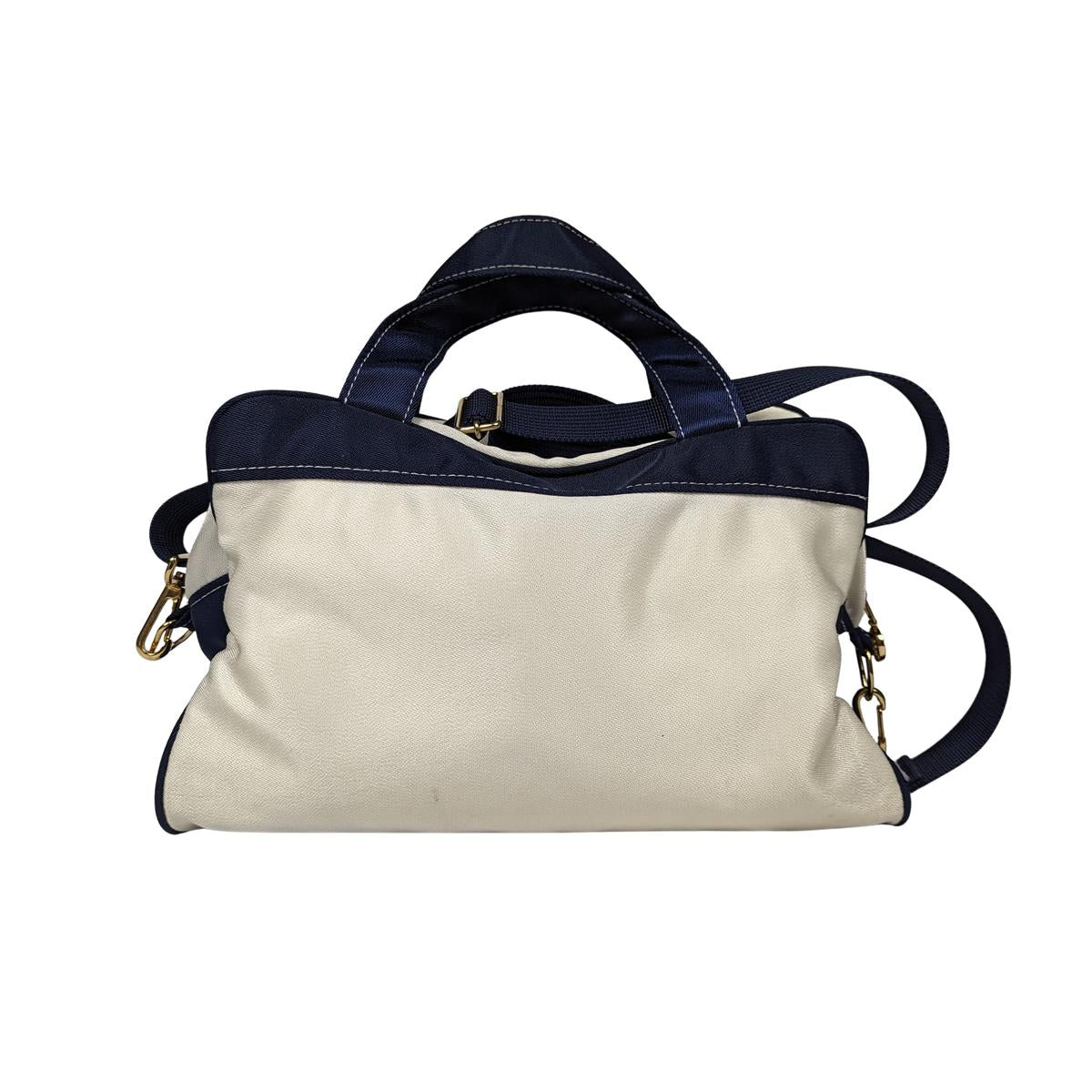 COURREGES canvas sports bag Blue