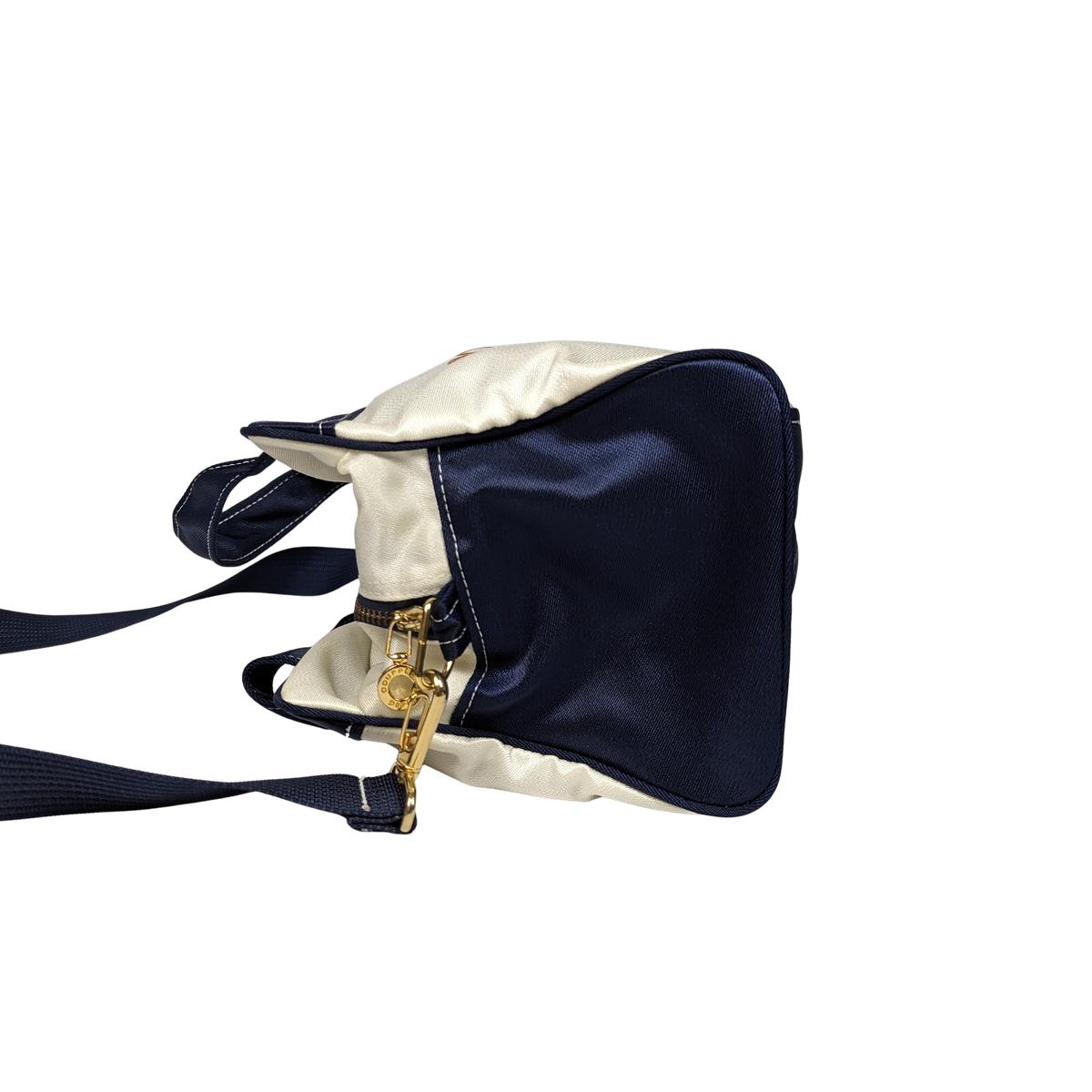 COURREGES canvas sports bag Blue