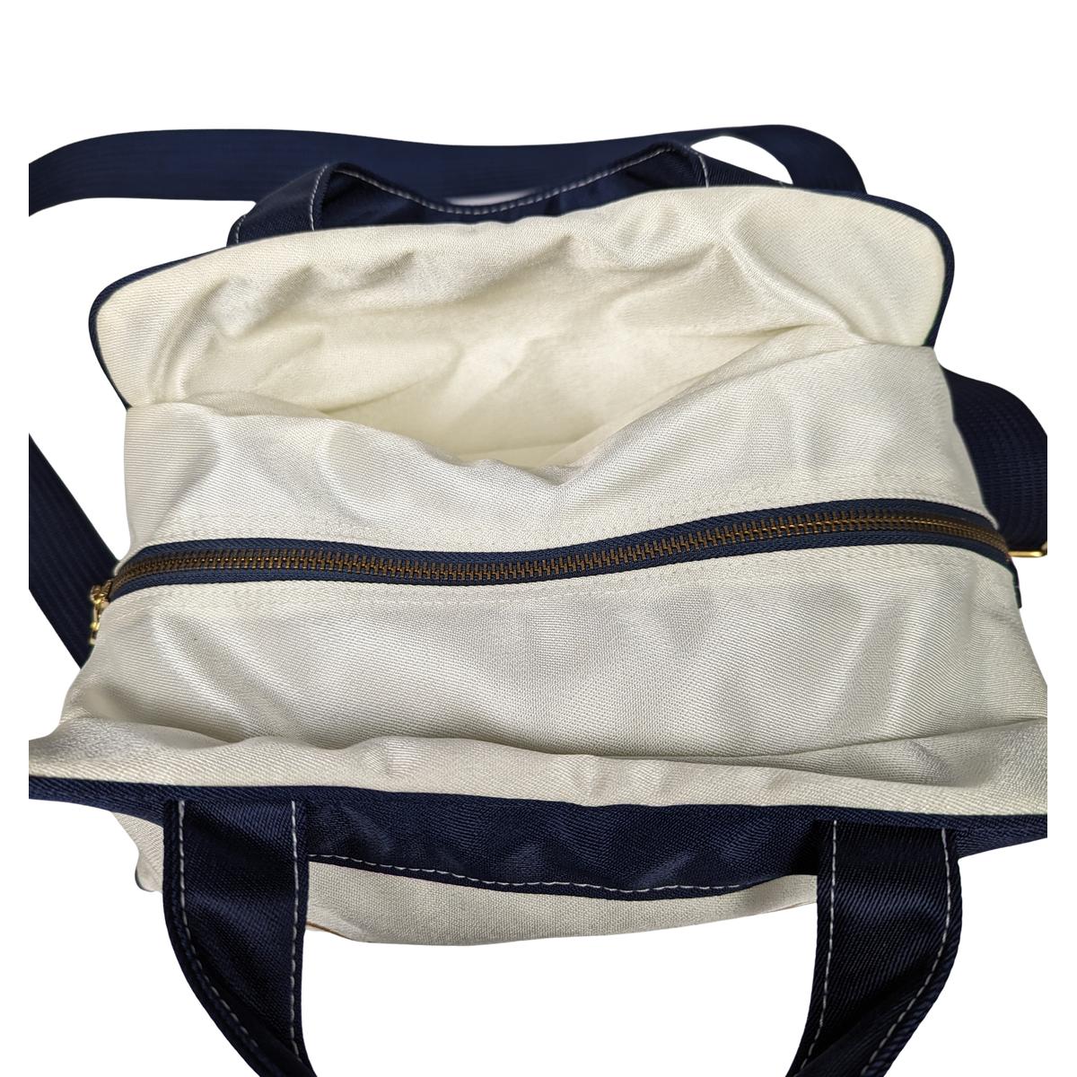 COURREGES canvas sports bag Blue