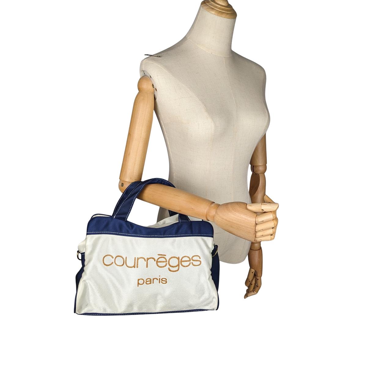 Sac de sport COURREGES toile Bleu