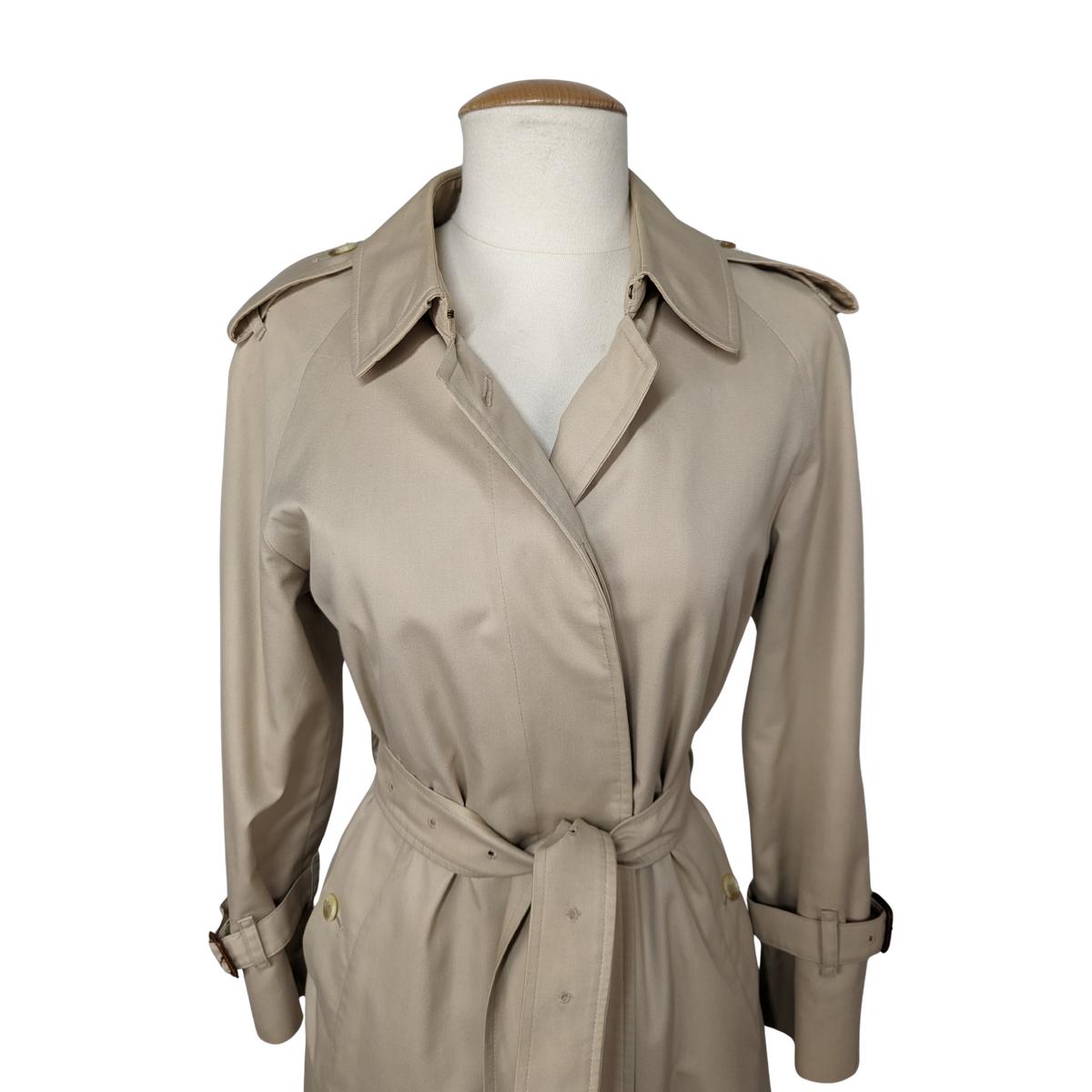 BURBERRY Trench Coat S - 36 - T.1 Cotton Paletot