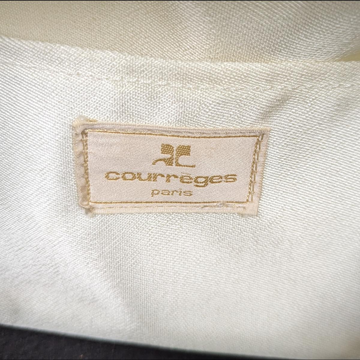 COURREGES canvas sports bag Blue