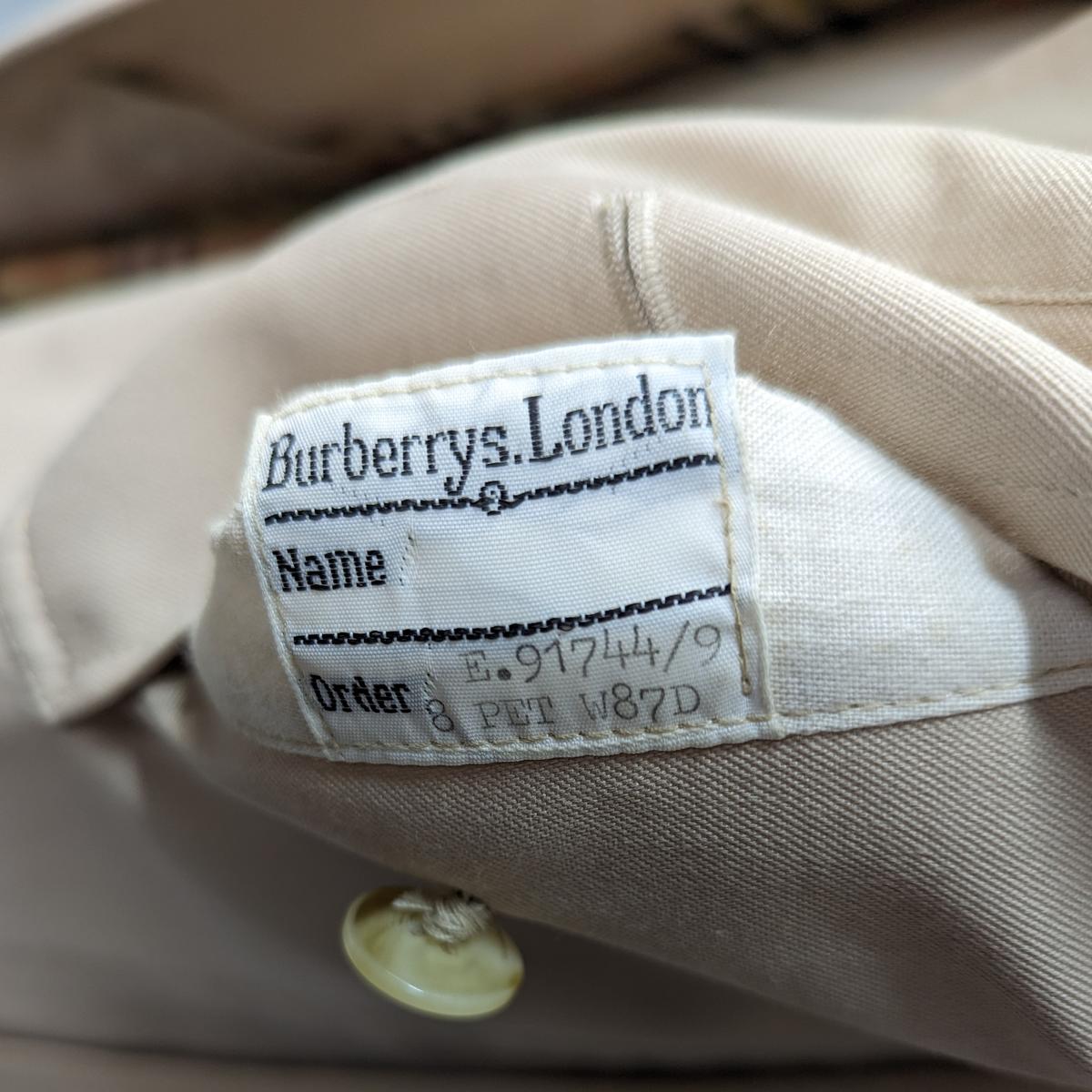 Trench Coat BURBERRY S - 36 - T.1 Chelsea Cotton