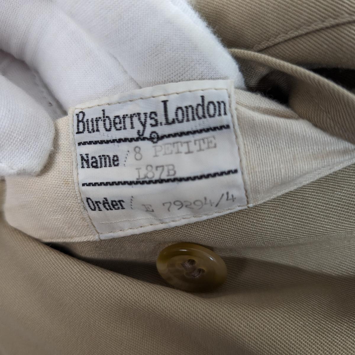 Trench Coat BURBERRY S - 36 - T.1 Chelsea Cotton