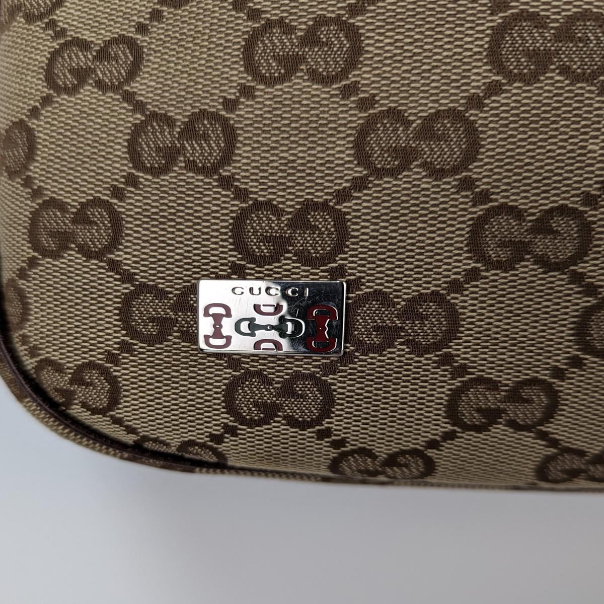 Sac à main GUCCI GG Ophidia toile Marron